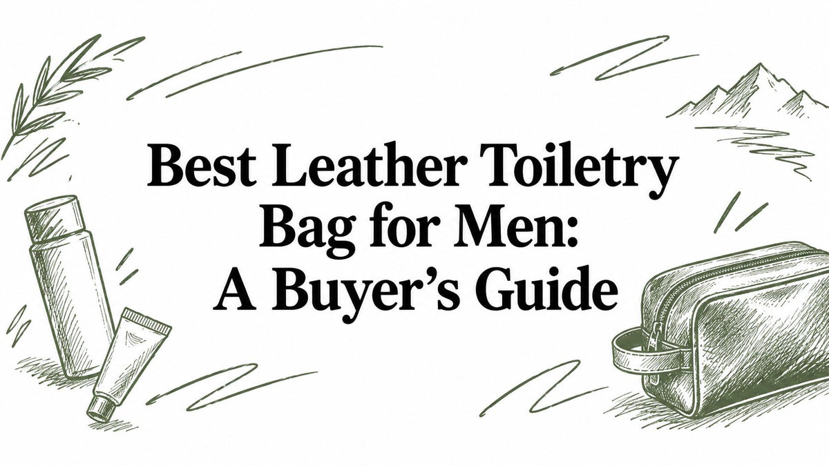 Best Leather Toiletry Bag for Men: A Buyer’s Guide