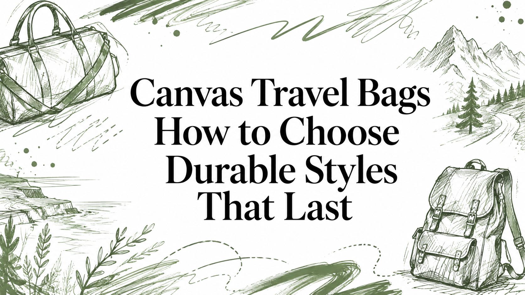 Canvas Travel Bags How to Choose Durable Styles That Last