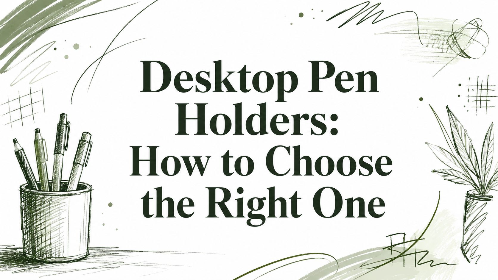 Desktop Pen Holders: How to Choose the Right One