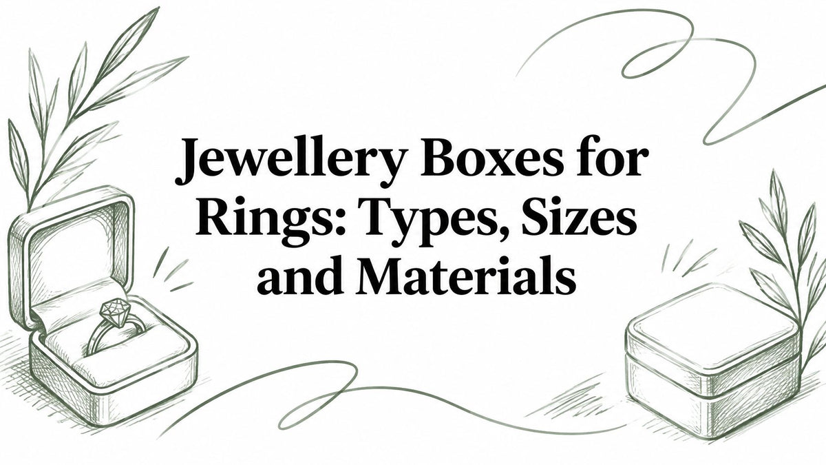 Jewellery Boxes for Rings: Types, Sizes and Materials