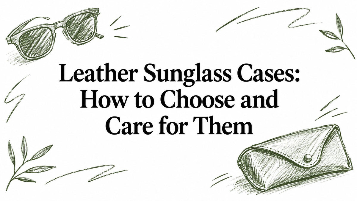 Leather Sunglass Cases: How to Choose and Care for Them