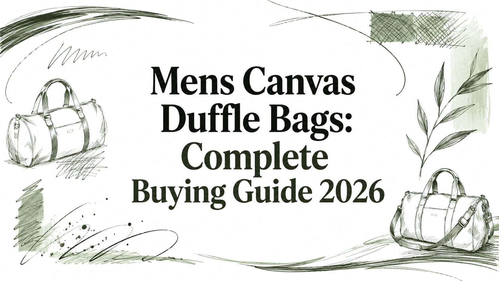 Mens Canvas Duffle Bags: Complete Buying Guide 2026