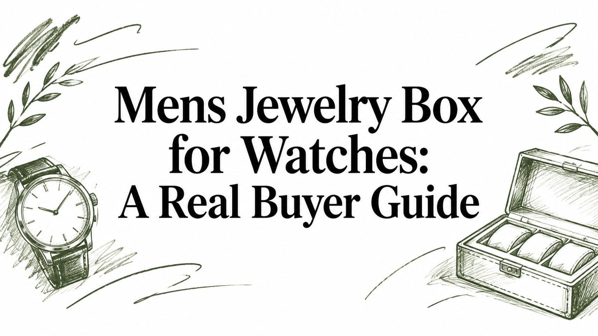 Mens Jewelry Box for Watches: A Real Buyer Guide