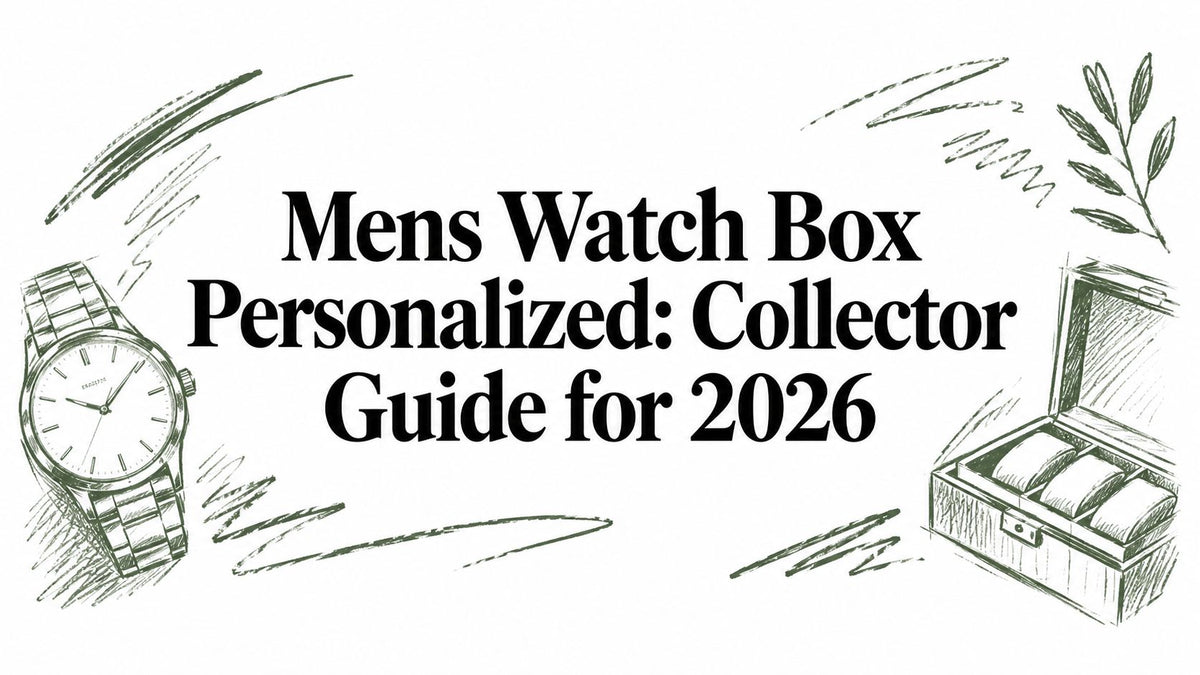 Mens Watch Box Personalized: Collector Guide for 2026