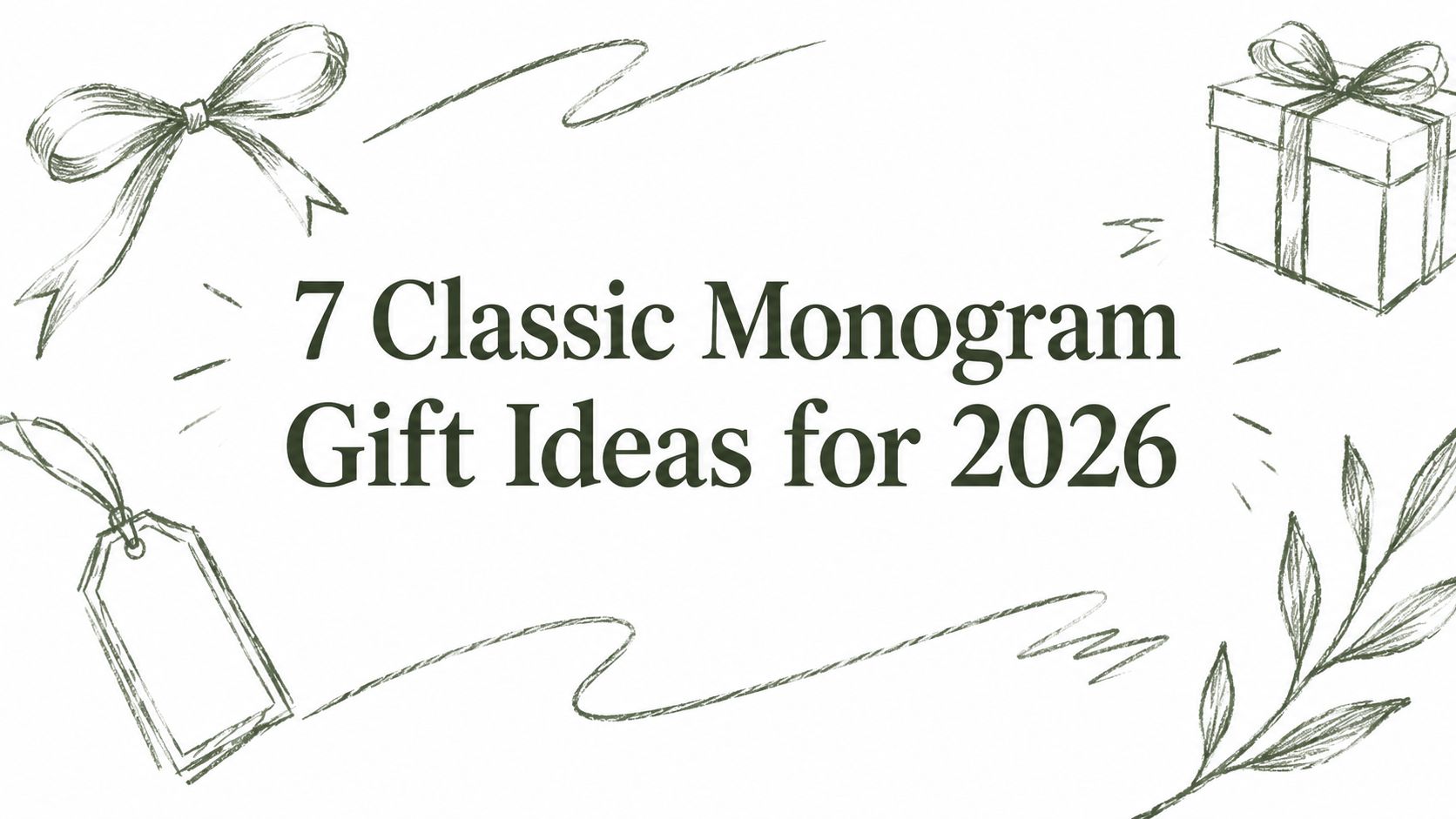 7 Classic Monogram Gift Ideas for 2026