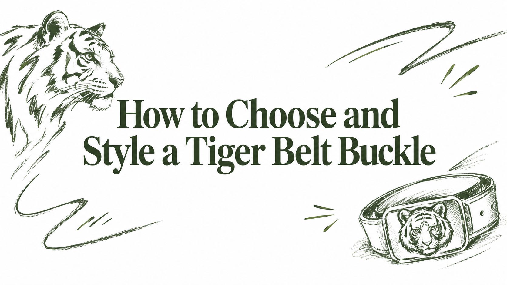 How to Choose and Style a Tiger Belt Buckle