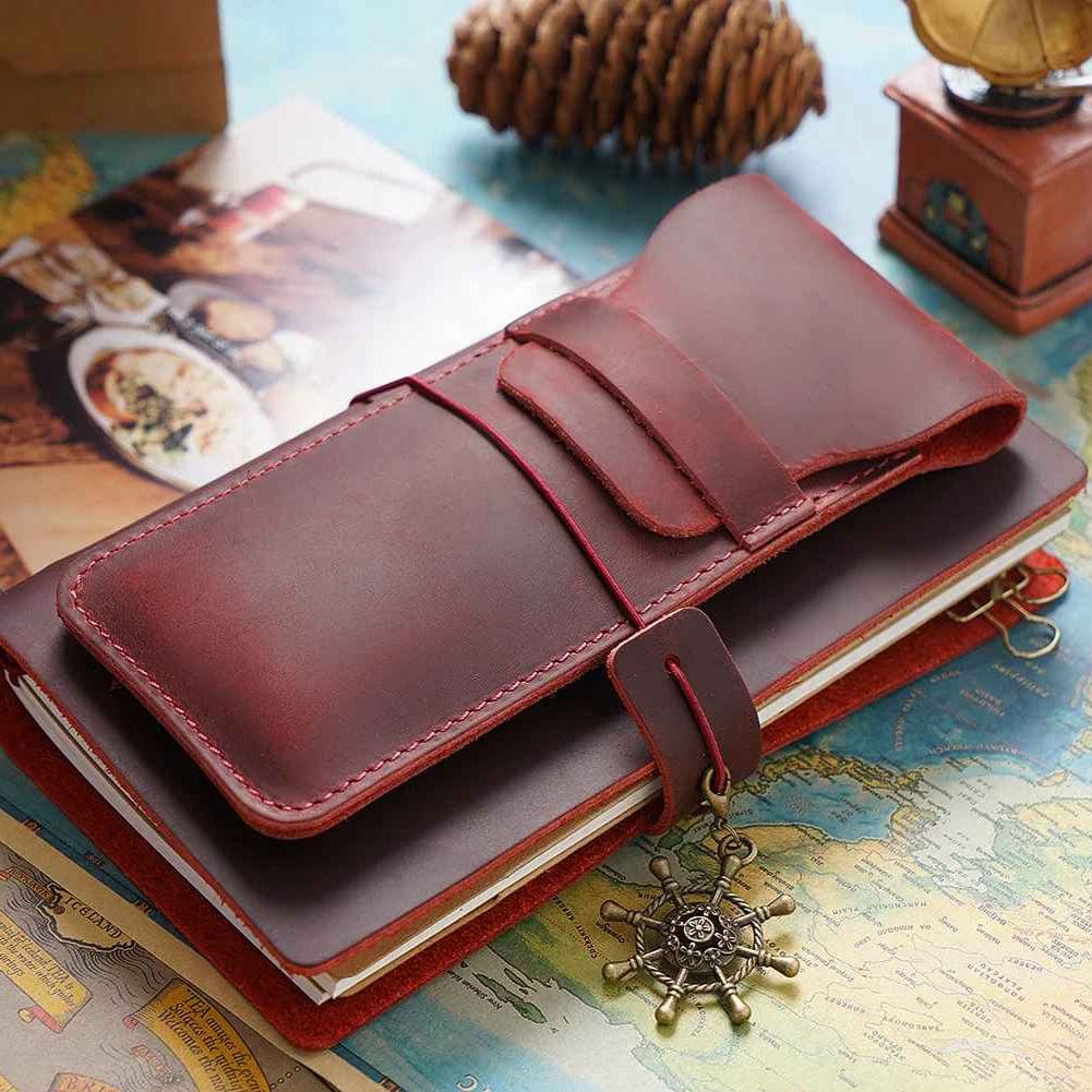 THE TIMBER – FULL GRAIN LEATHER PEN CASE