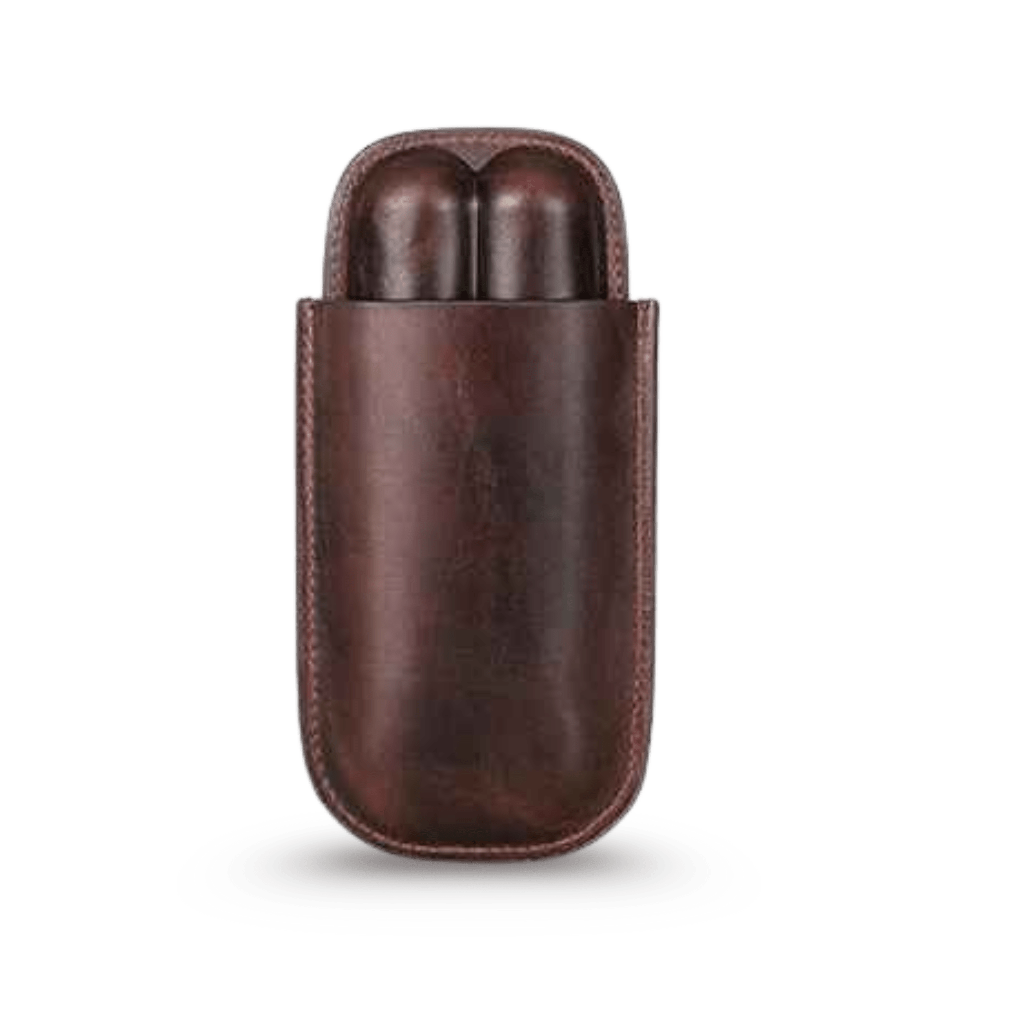 THE PIONEER – 3-SLOT GENUINE LEATHER CIGAR TUBE