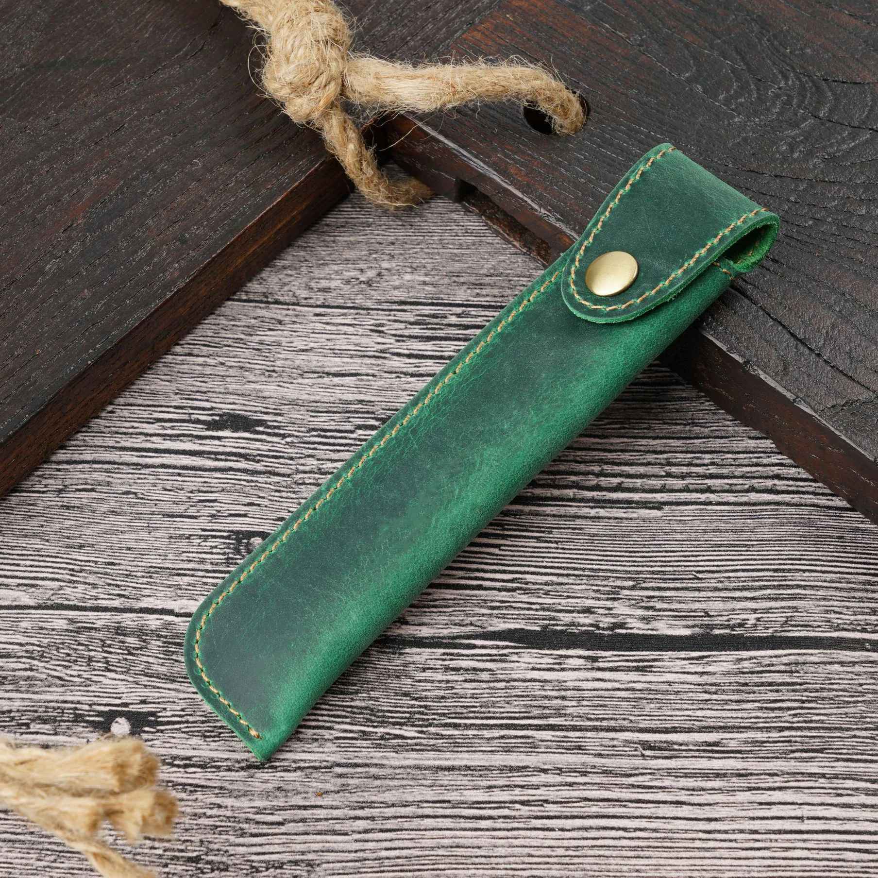 THE NOTE – FULL GRAIN LEATHER SINGLE PEN CASE