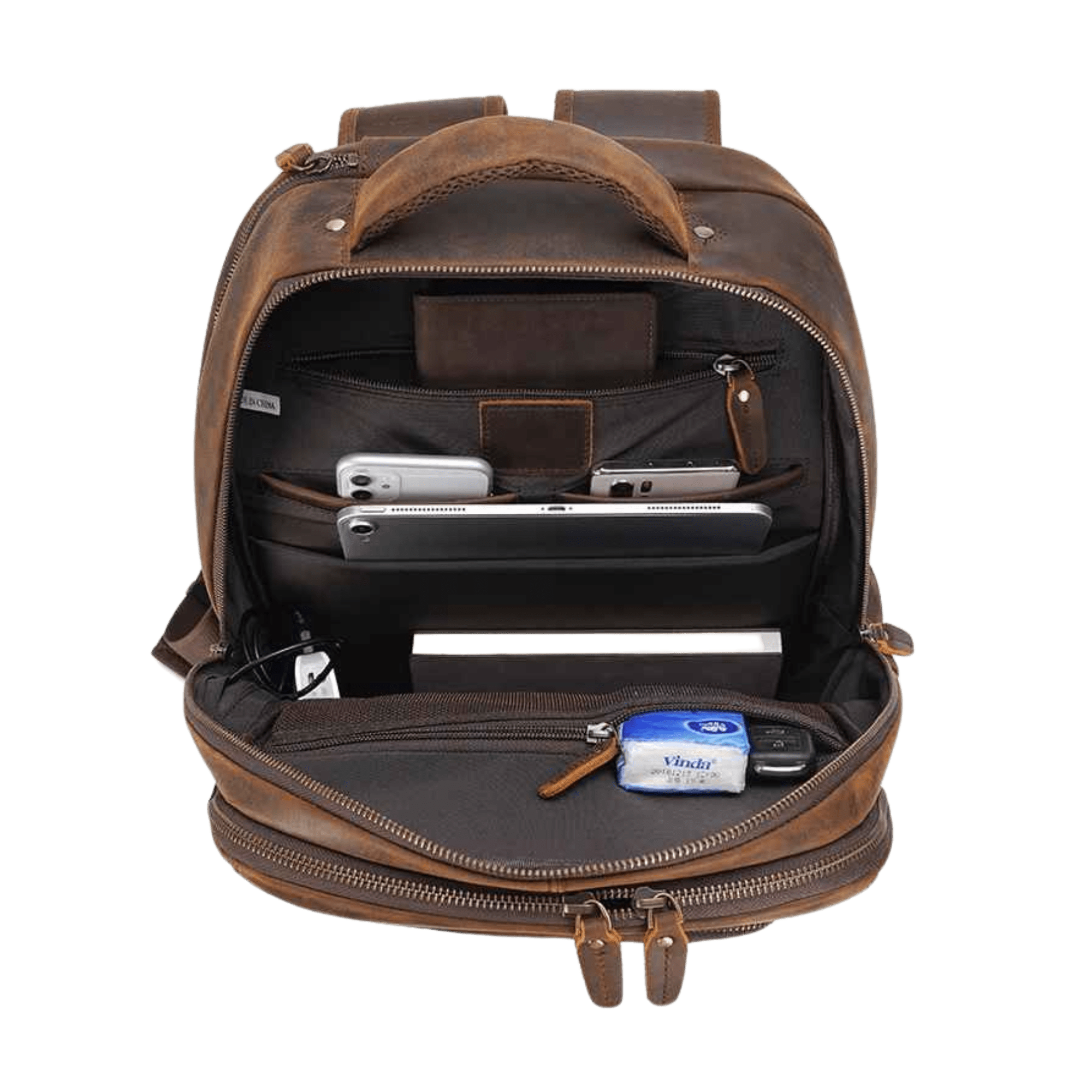 THE TIMBERHORN – FULL GRAIN LEATHER BACKPACK