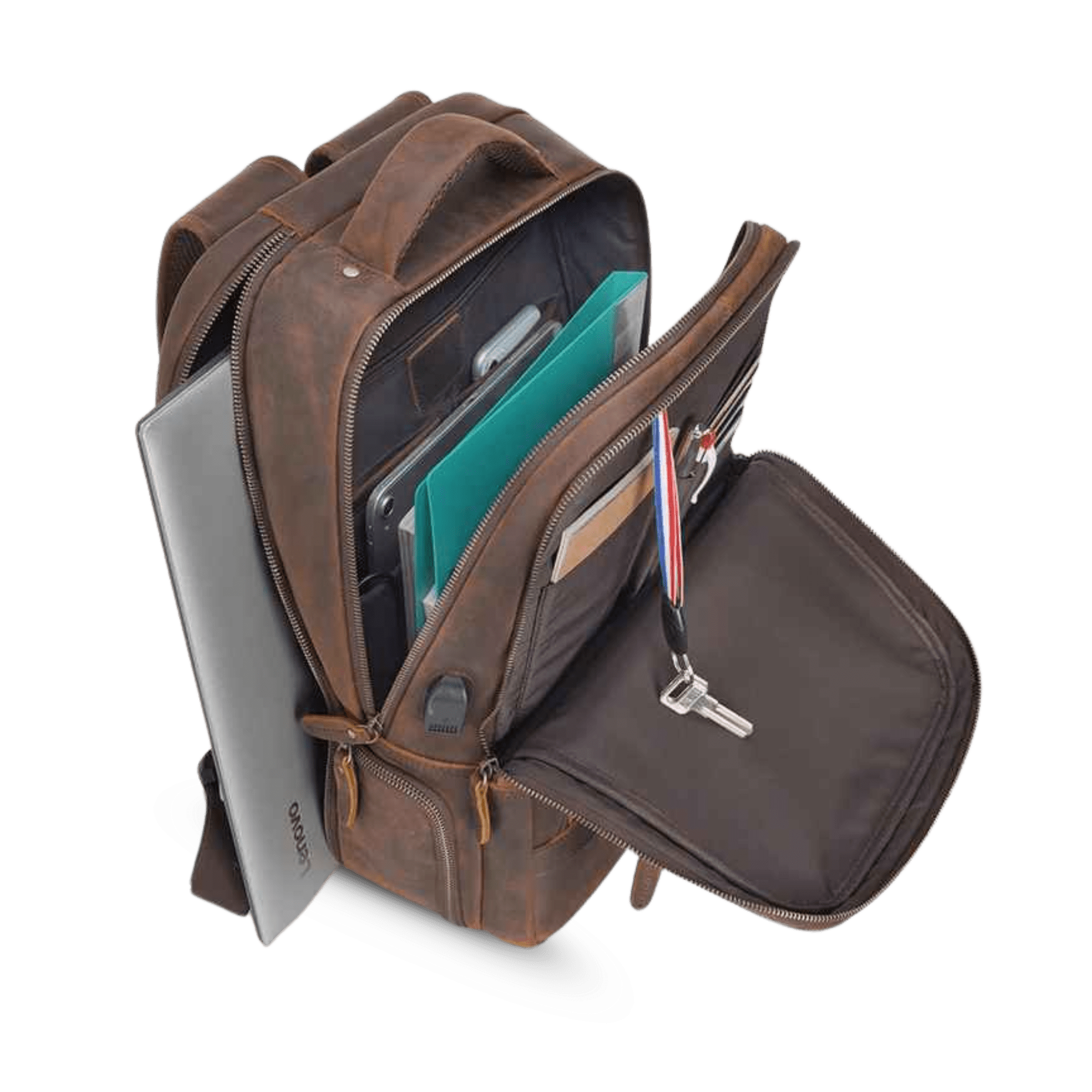 THE TIMBERHORN – FULL GRAIN LEATHER BACKPACK