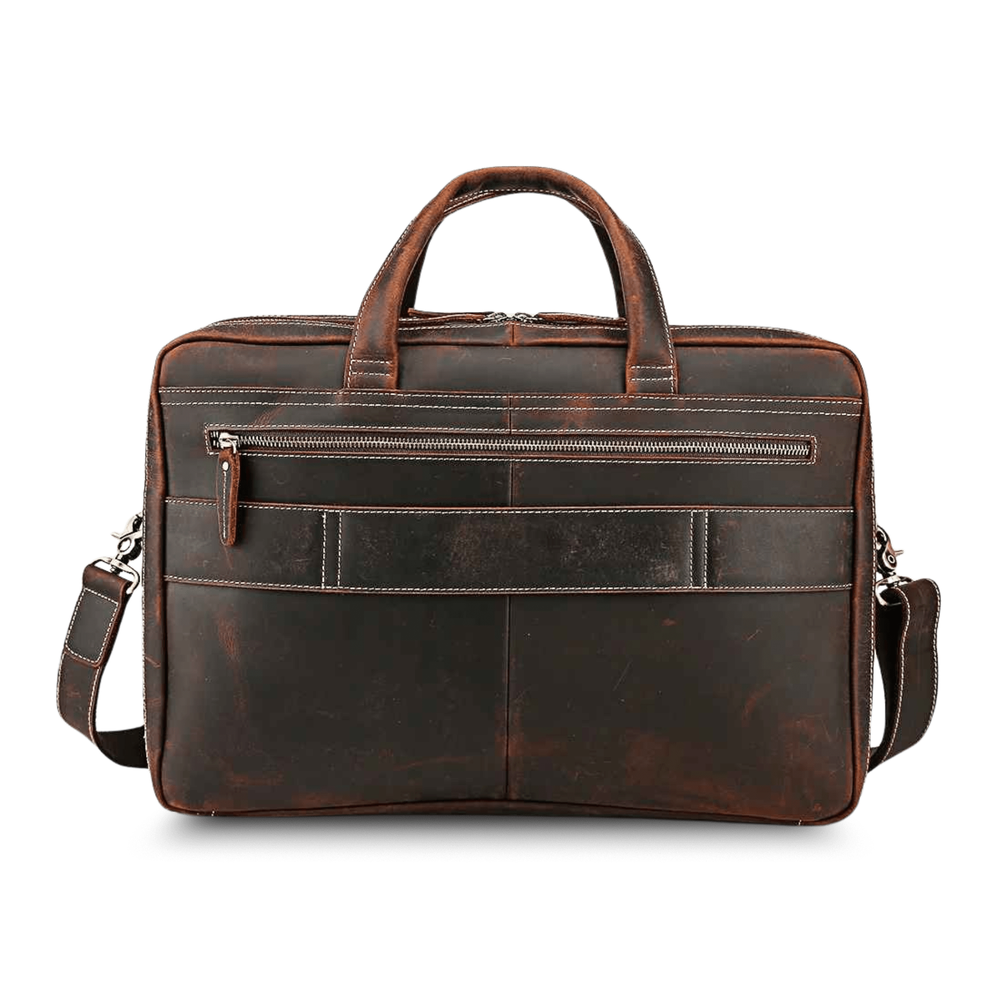 THE WILDSPUR – COWHIDE LEATHER BRIEFCASE