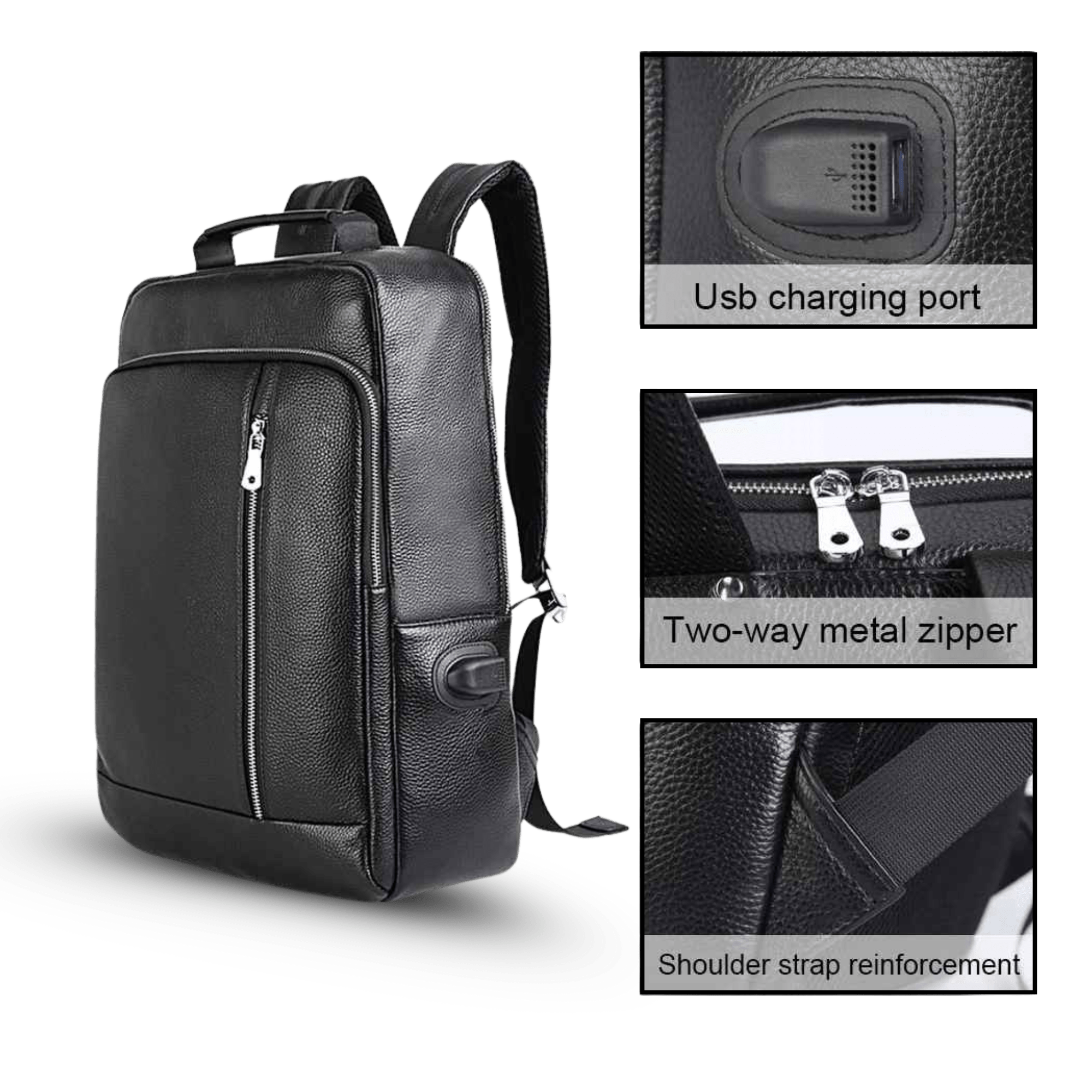 THE EMBERPATH – FULL GRAIN LEATHER BACKPACK