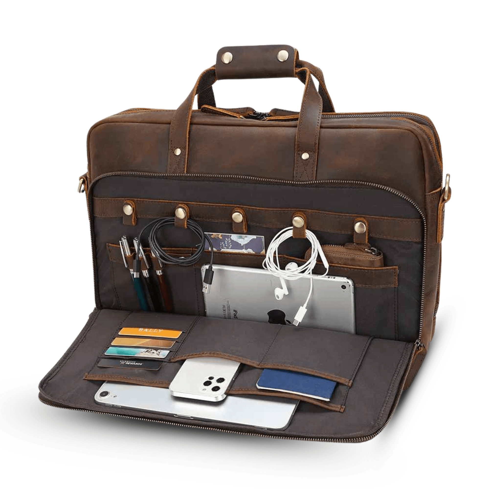 THE DRYMARCH – FULL GRAIN LEATHER BRIEFCASE