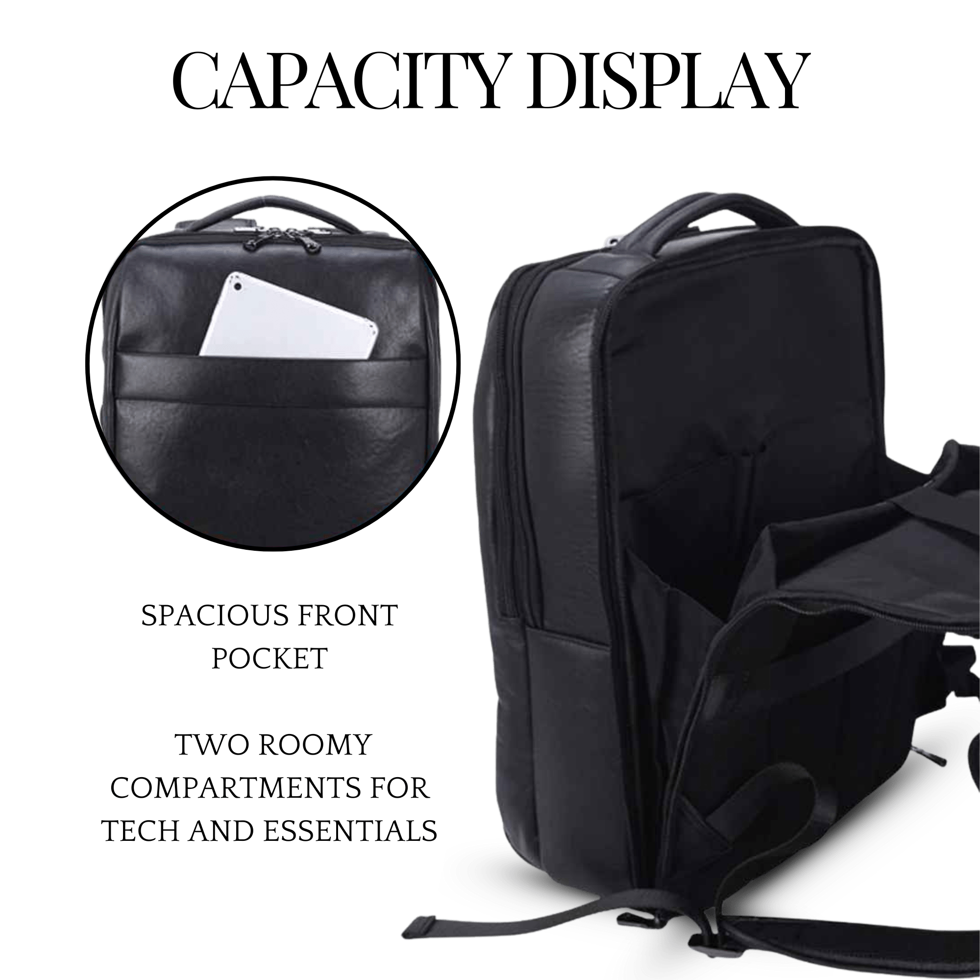 THE ANALYST – COWHIDE LEATHER BACKPACK