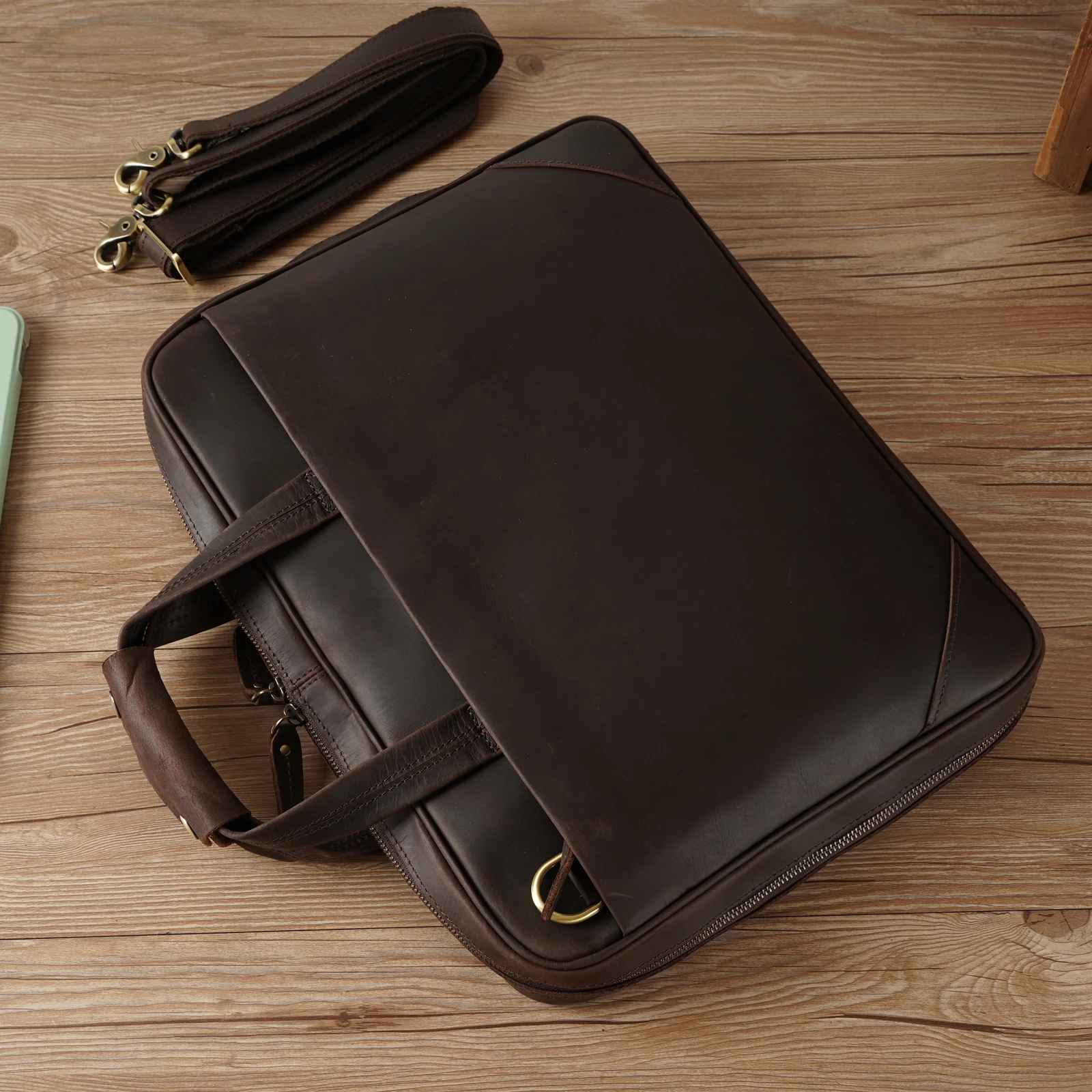 THE HAVEN – FULL GRAIN LEATHER BRIEFCASE