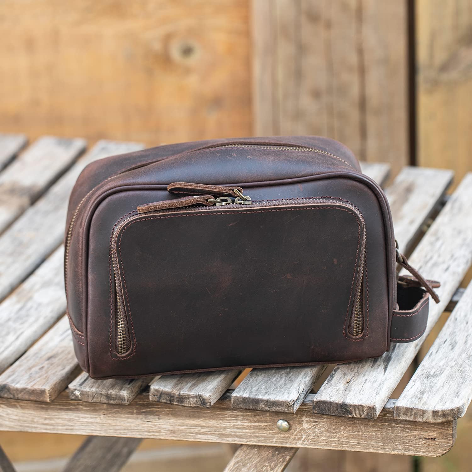 Leather Toiletry Bag – The Dopp