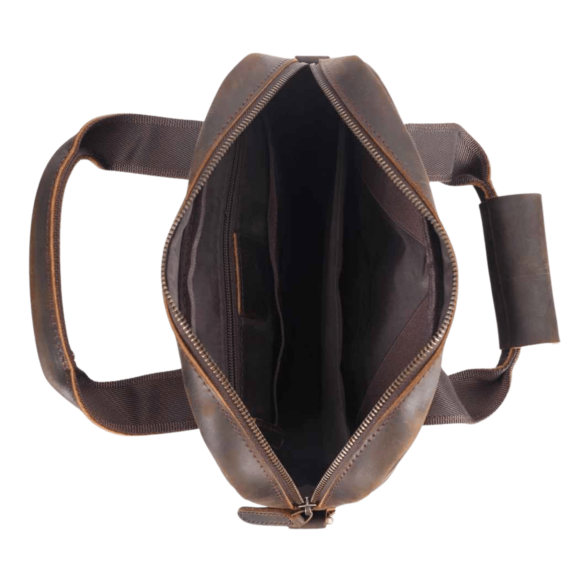 THE SABRE TOOTH – TACTICAL FULL GRAIN LEATHER CROSSBODY BAG