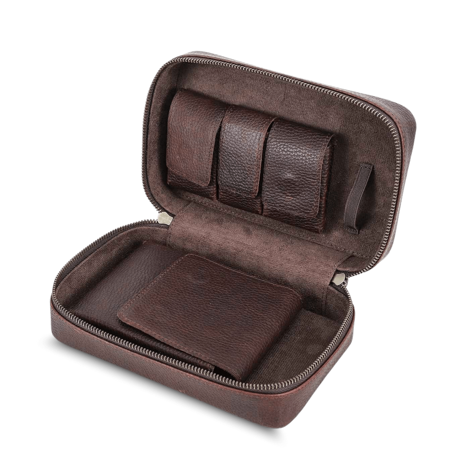 THE FORGE – 5-SLOT FULL GRAIN LEATHER CIGAR CASE