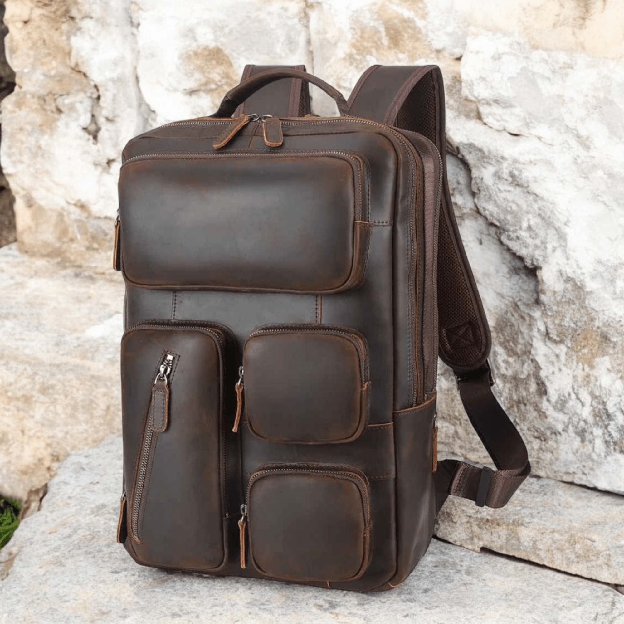 THE DRIFTWOOD – FULL GRAIN LEATHER BACKPACK