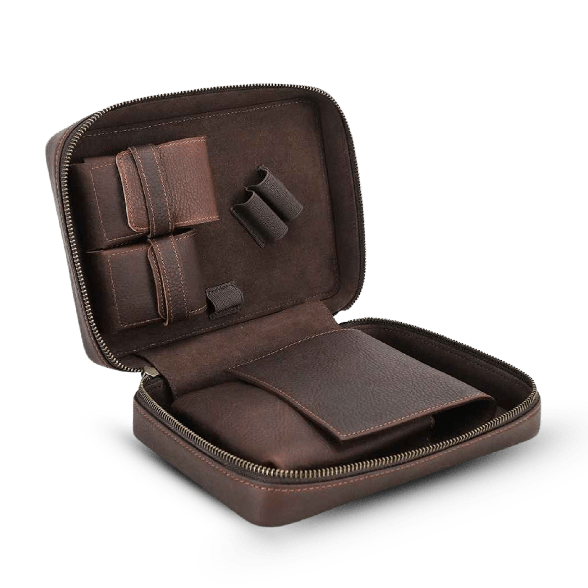 THE WARDEN – FULL GRAIN LEATHER PIPE BAG