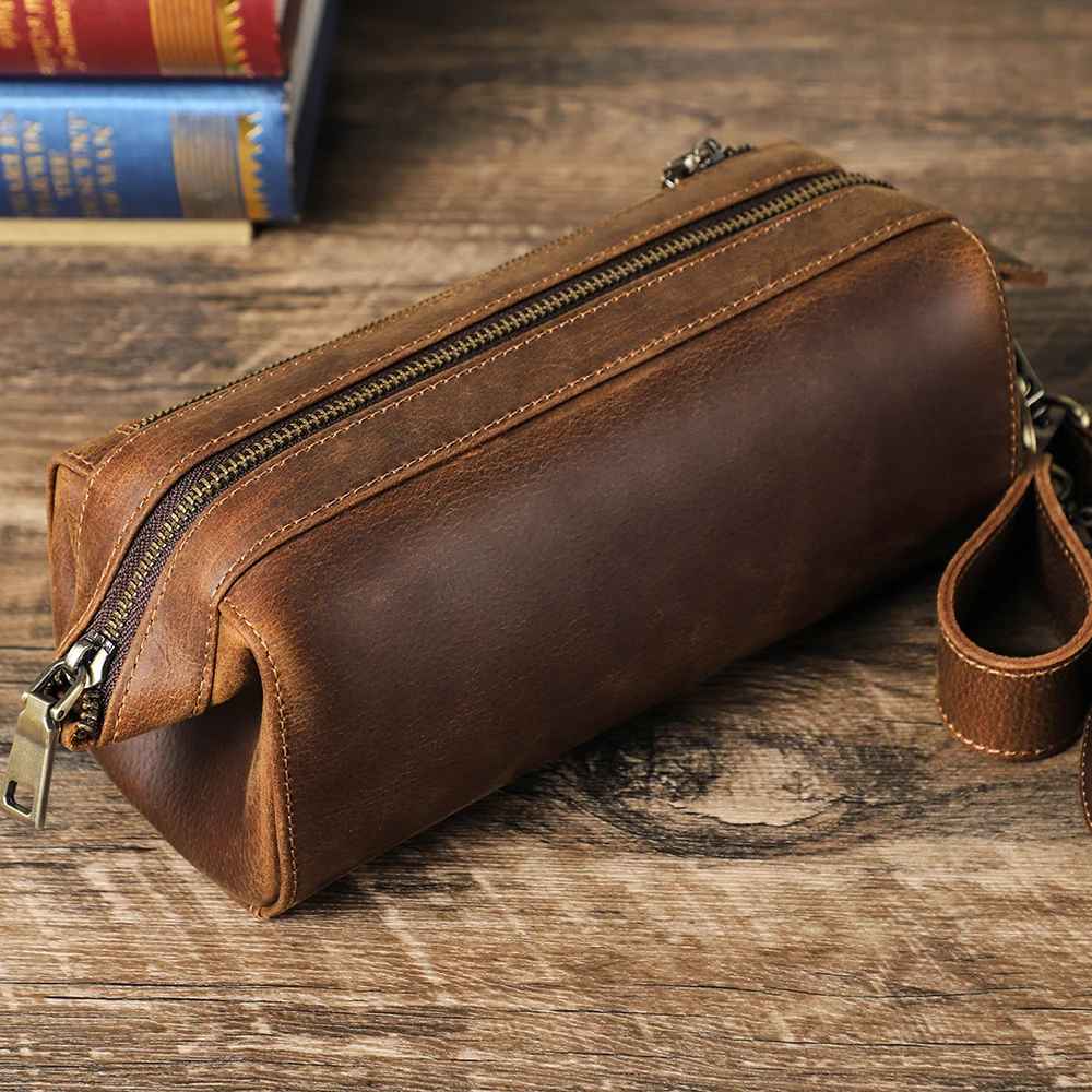 THE RECON – FULL GRAIN LEATHER PIPE BAG