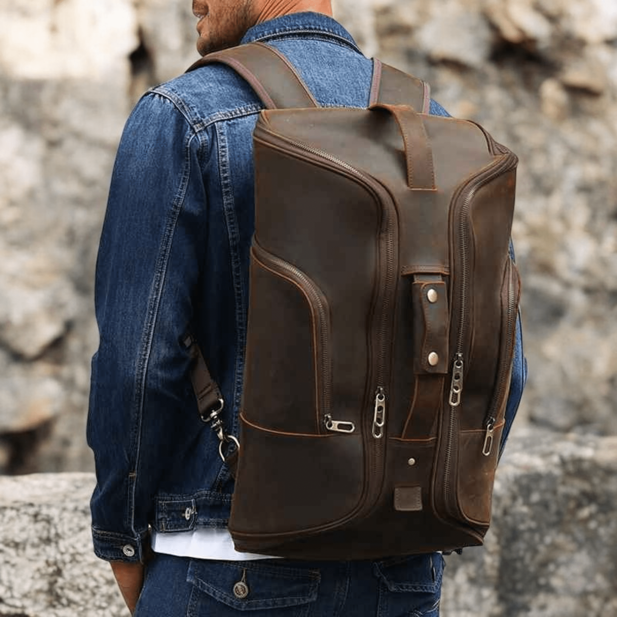 THE TREKKER – FULL GRAIN LEATHER BACKPACK