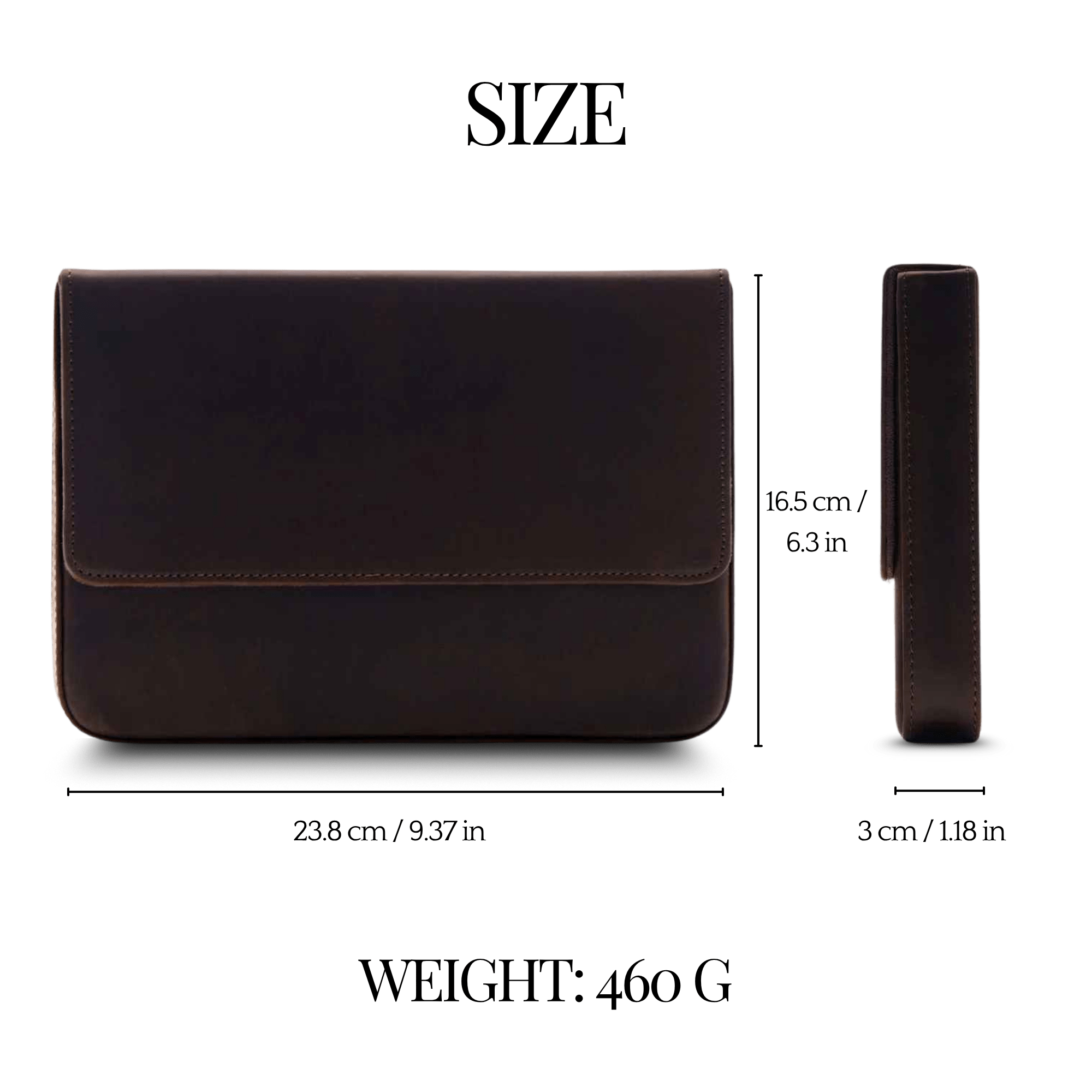 Leather 12-Slot Pen Case