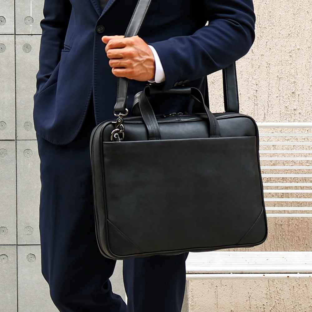 THE DEN – FULL GRAIN LEATHER BRIEFCASE