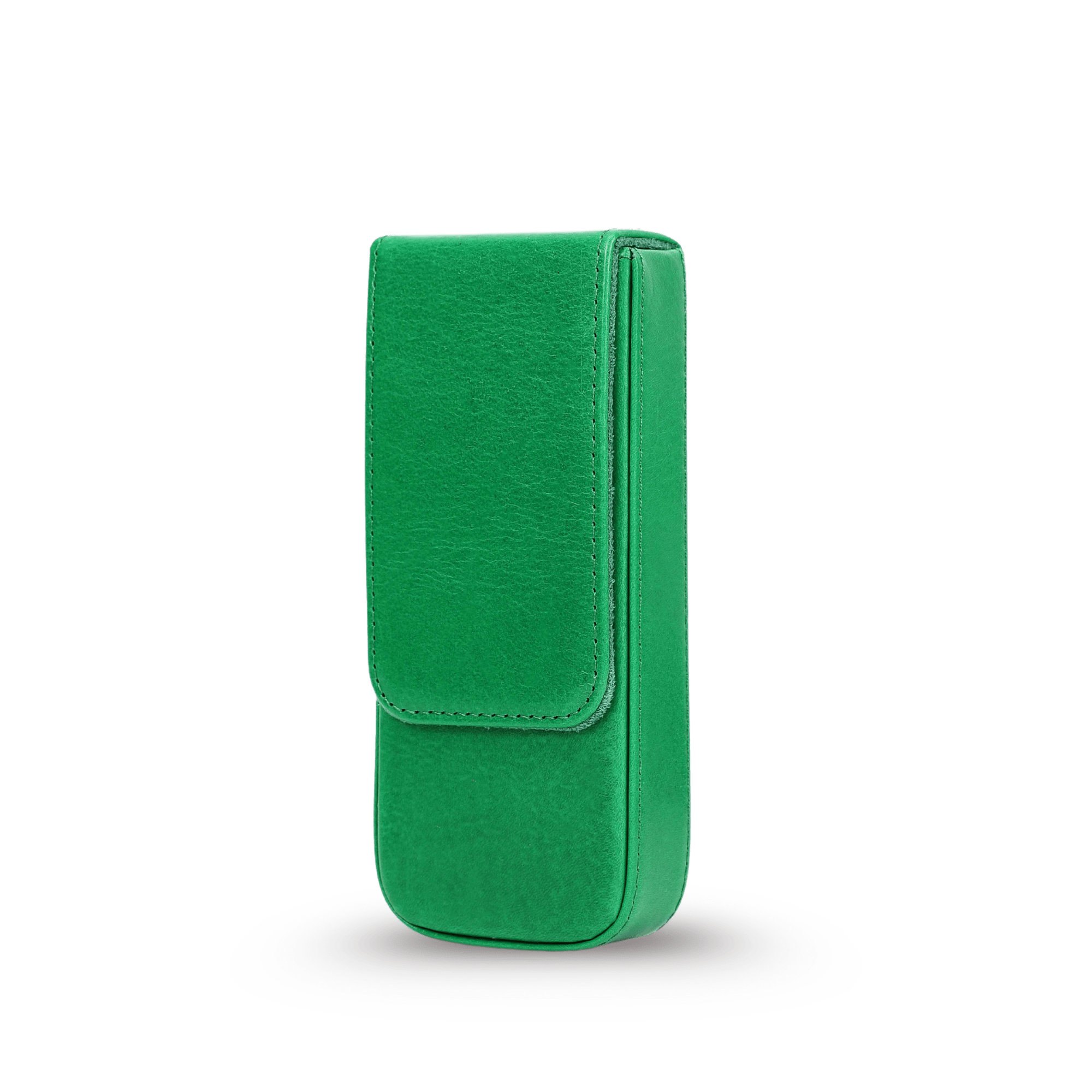 THE RIDGE – 3-SLOT GENUINE VEGETABLE LEATHER PEN BOX