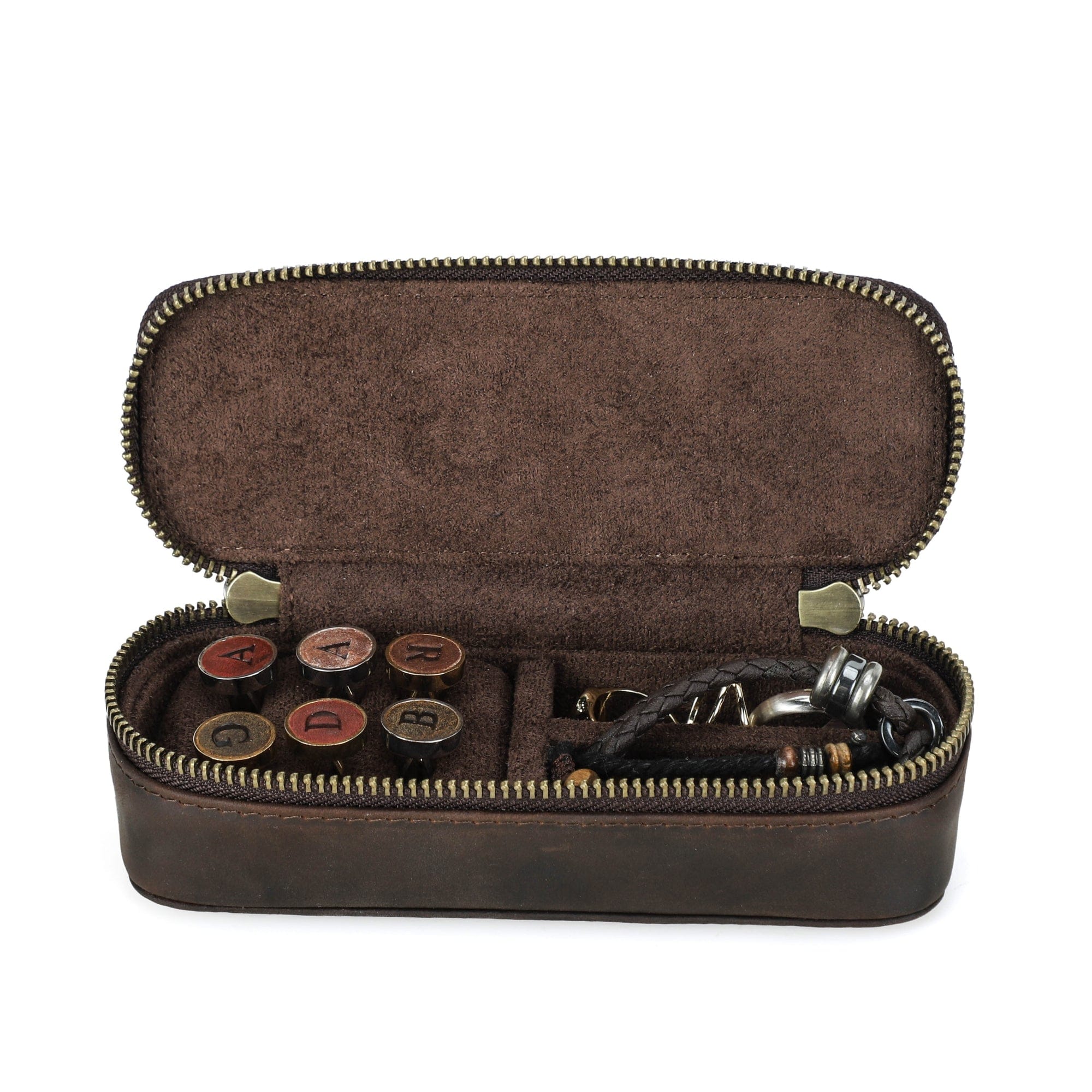 Slim Jewelry Travel Case - Cufflinks & Bracelets Organisers