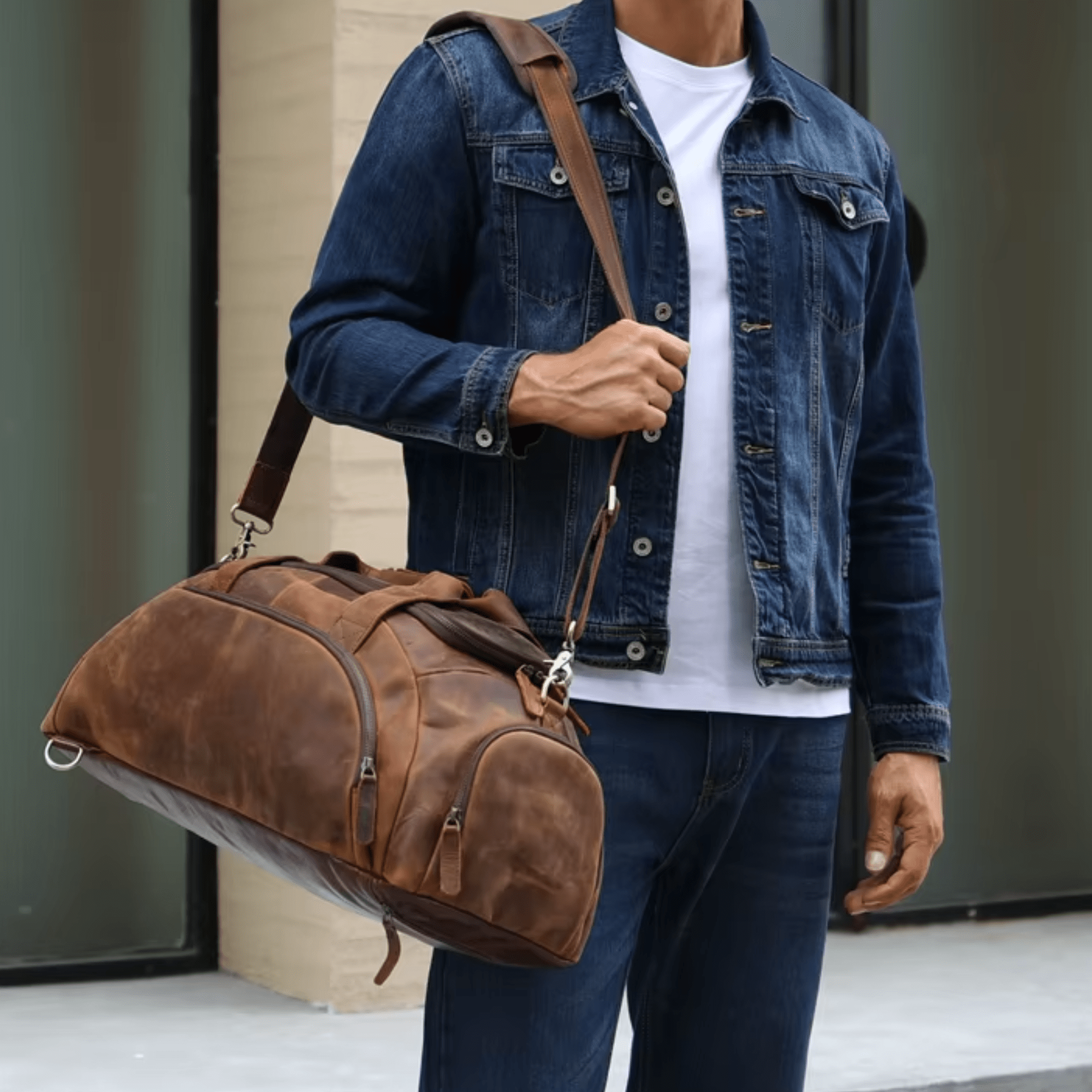 THE SCRIVENER - GENUINE LEATHER DUFFEL BUG