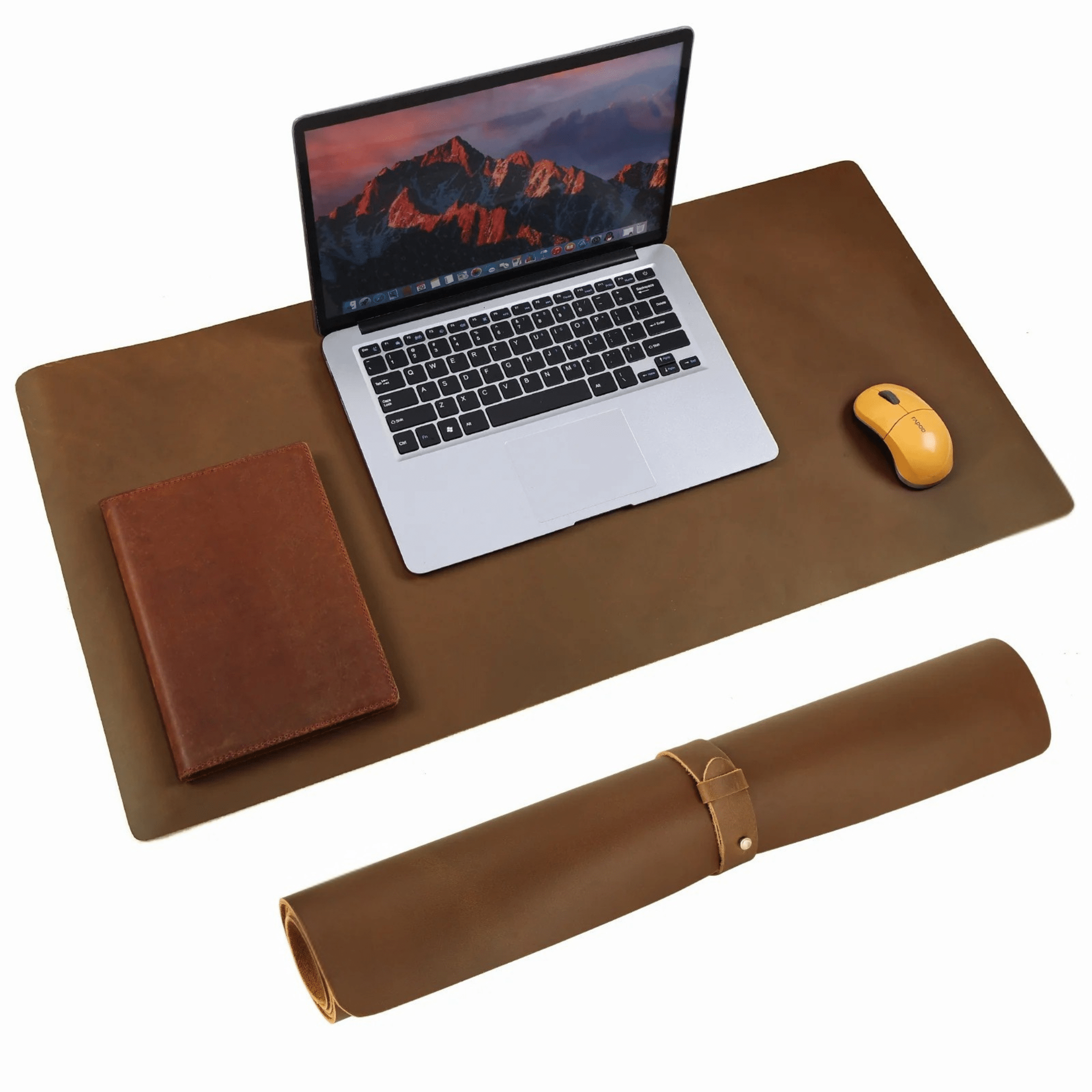 The Desk Mat – 2mm Thick 31.5 X 15.7 Inch Leather Desk & Mouse Pad