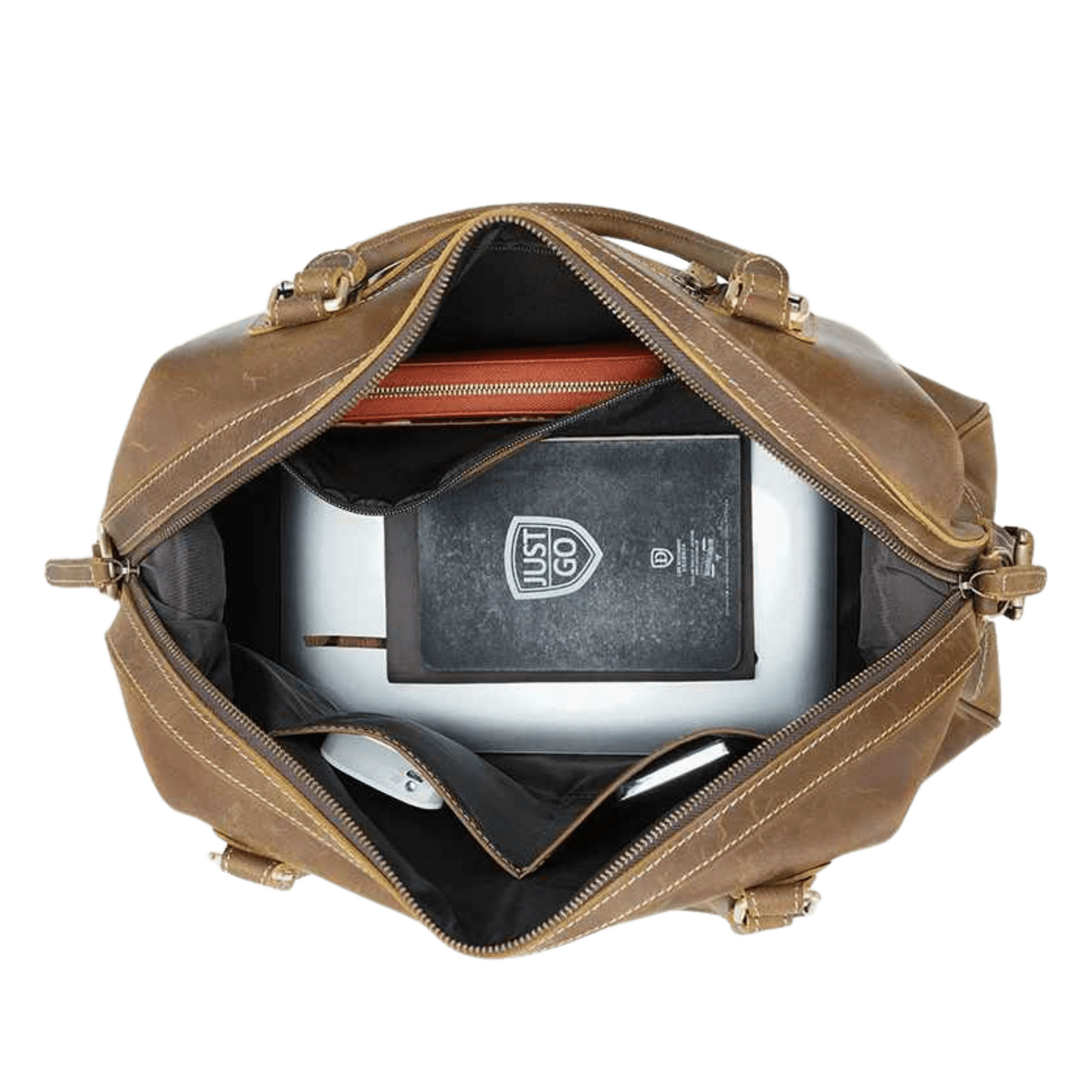 THE COMPASS – COWHIDE LEATHER DUFFEL BAG