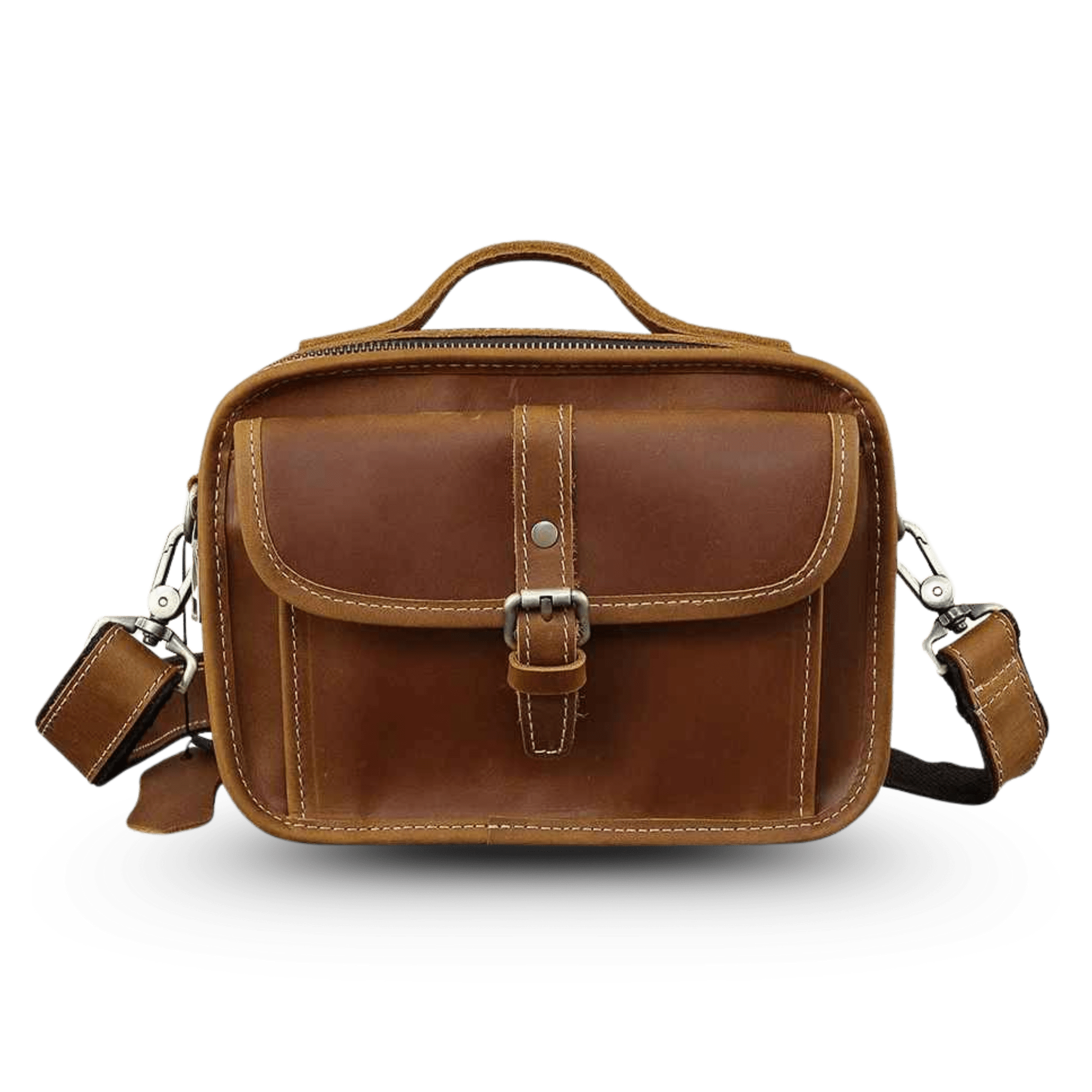 THE RAVELINE – FULL GRAIN LEATHER CROSSBODY BAG