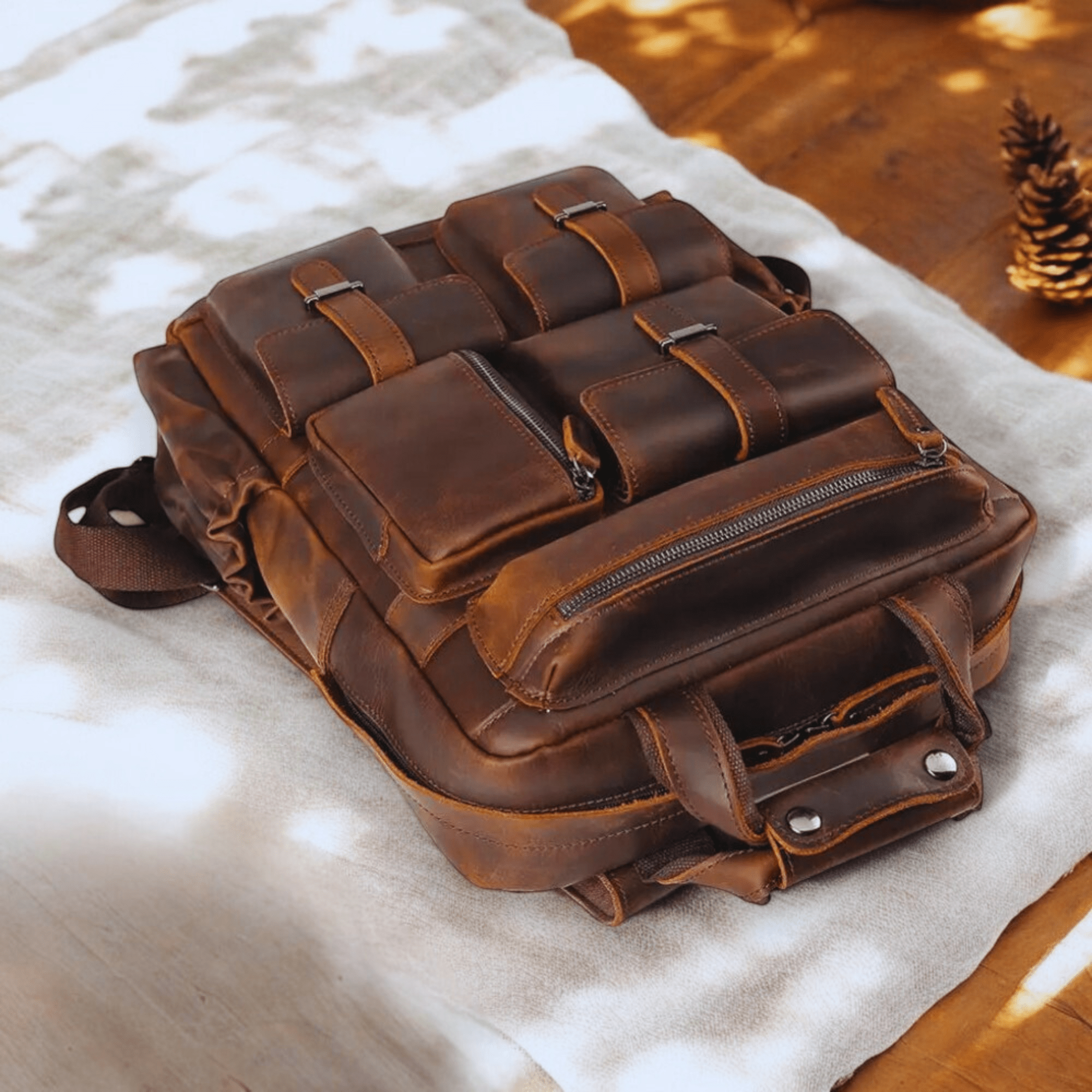 THE OAKPATH – GENUINE LEATHER BACKPACK