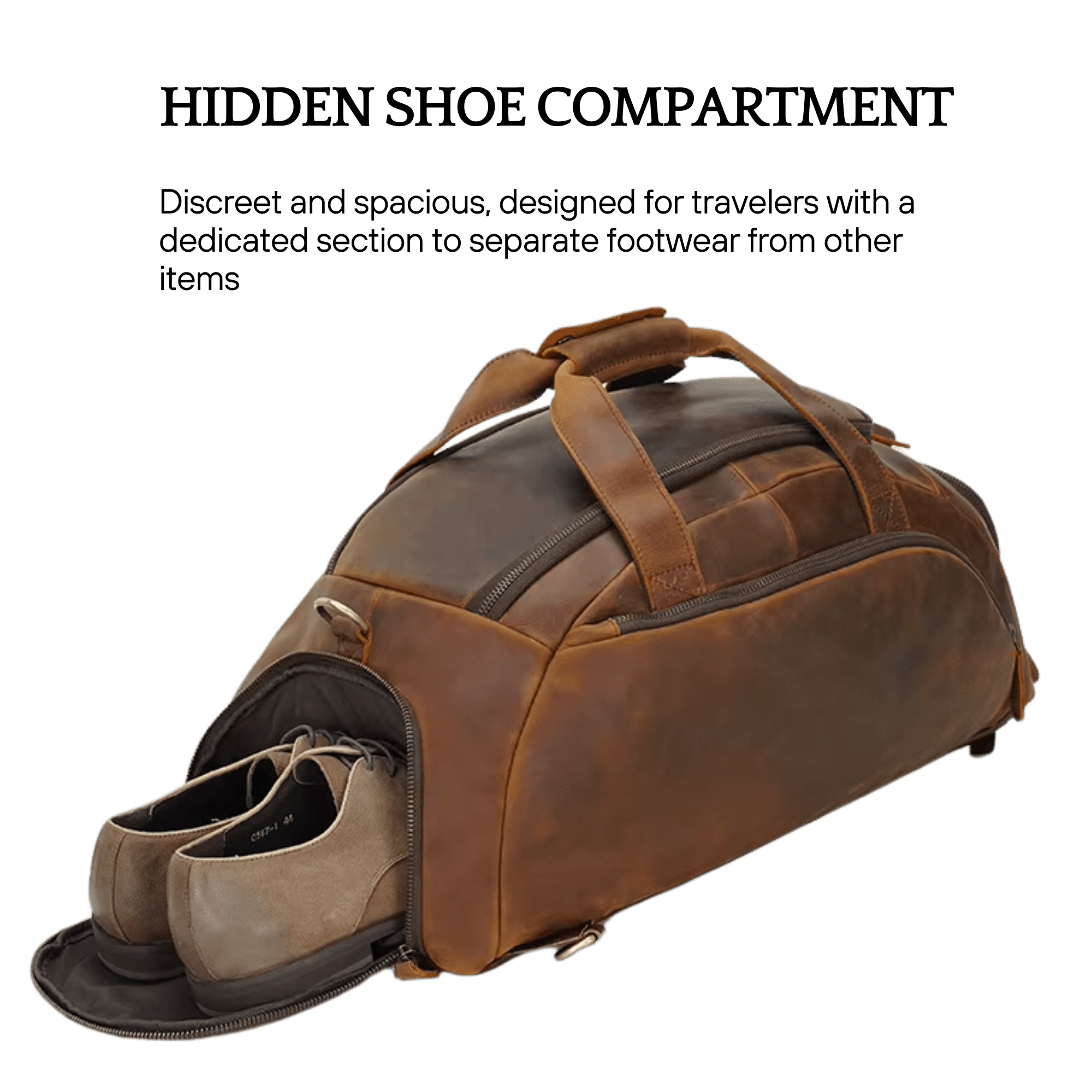 THE SCRIVENER - GENUINE LEATHER DUFFEL BUG