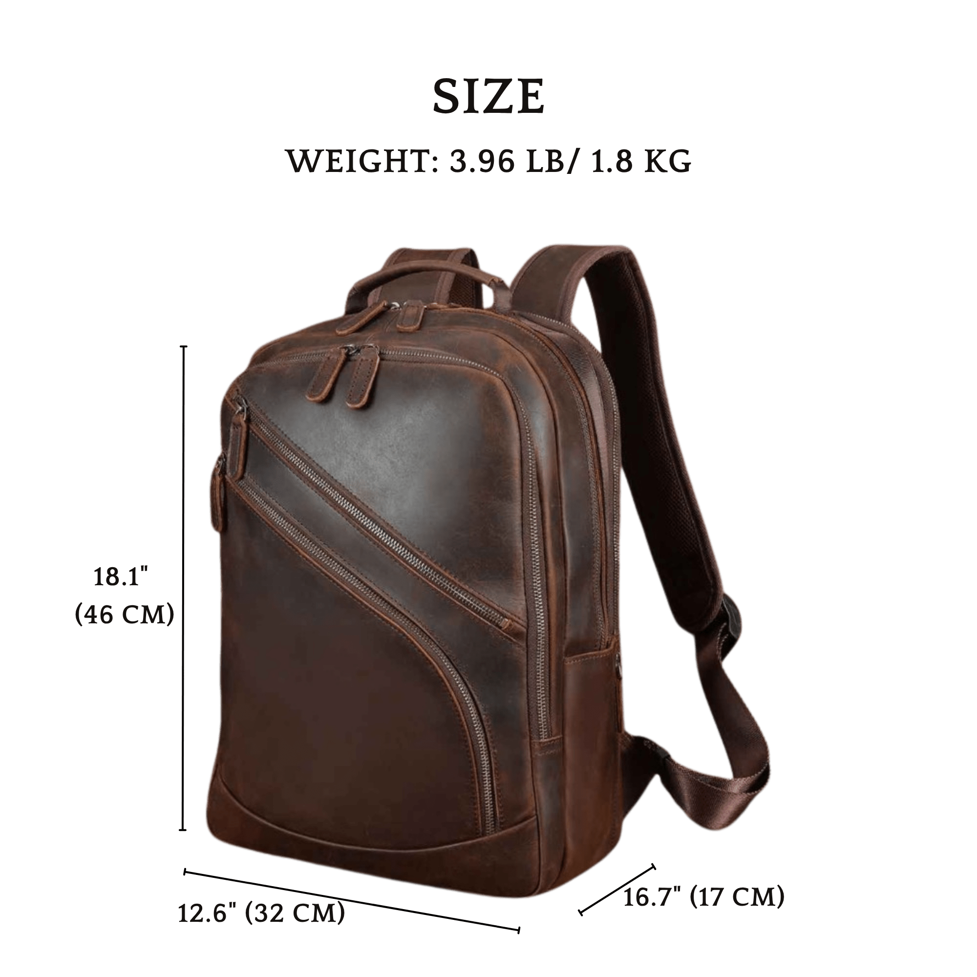 THE WAYFARER – FULL GRAIN LEATHER BACKPACK
