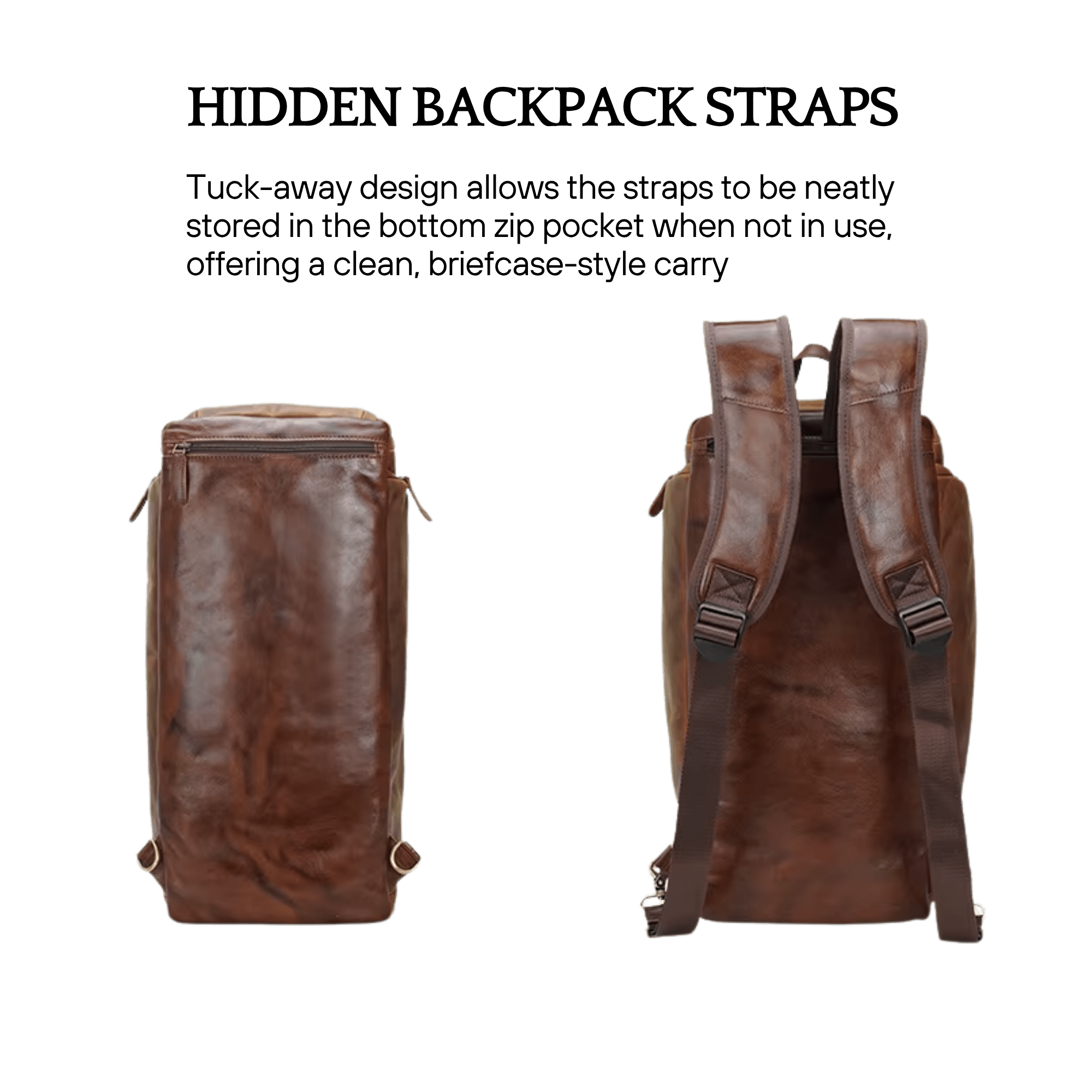 THE SCRIVENER - GENUINE LEATHER DUFFEL BUG