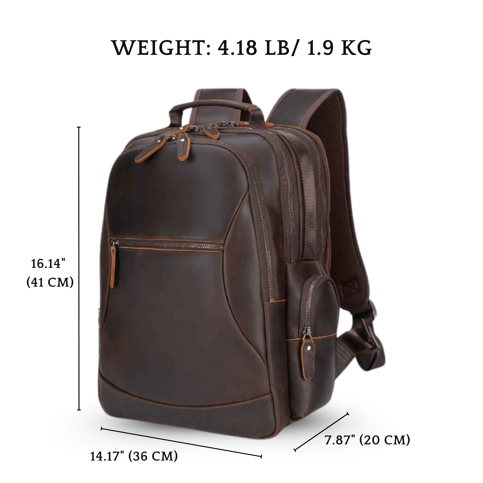 THE KNAPSACK – FULL GRAIN LEATHER BACKPACK