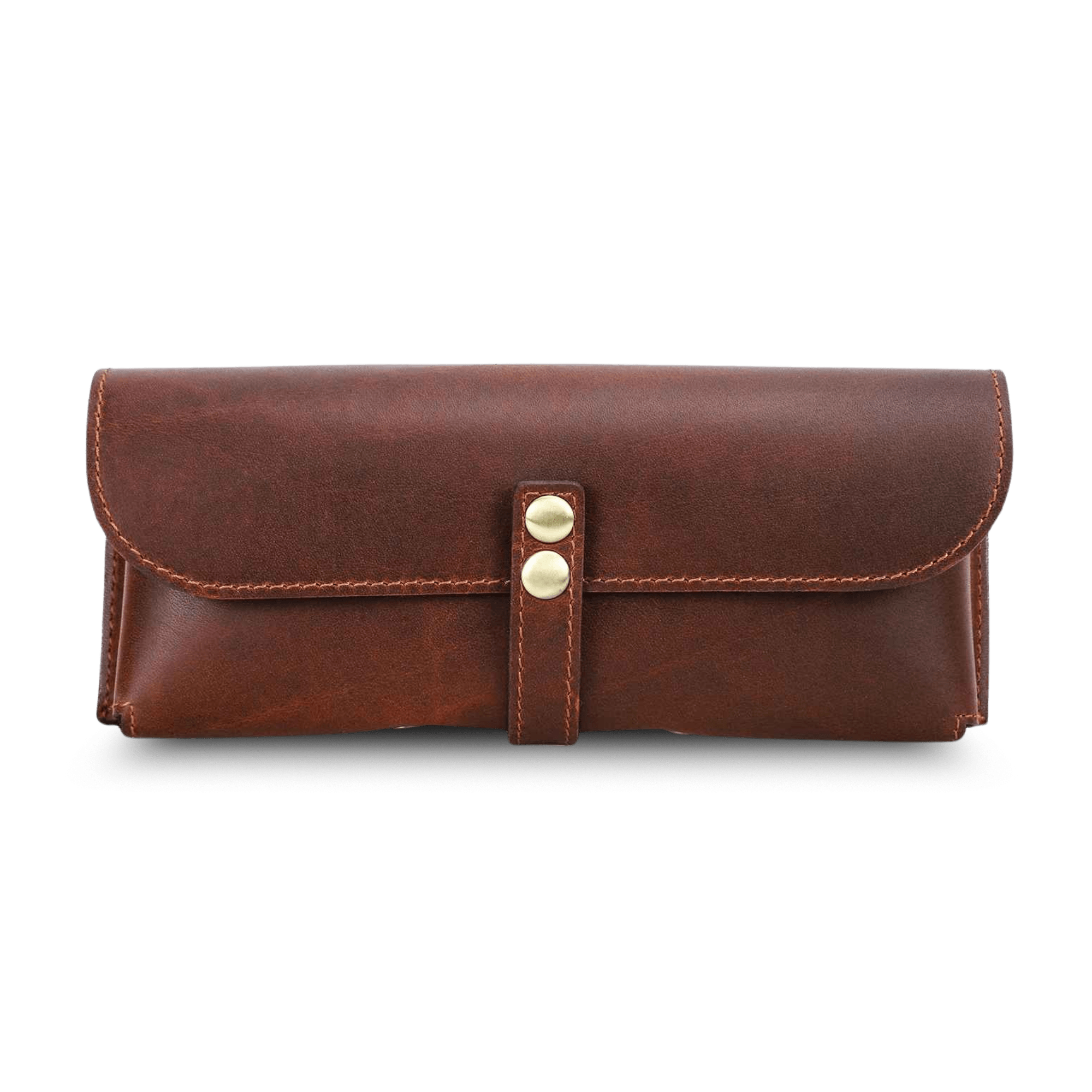 Single Pair Glasses Case - Oil Bead Leather