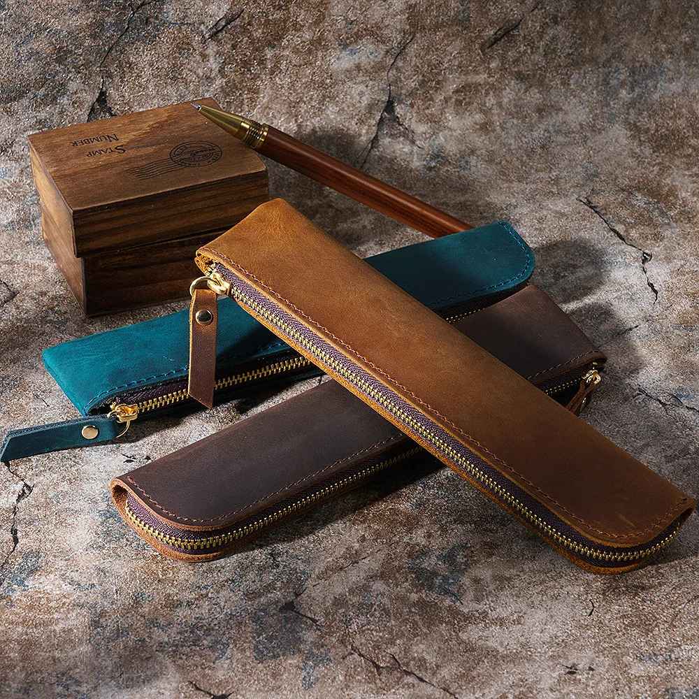 THE RAVAGER – FULL GRAIN LEATHER SINGLE PEN CASE