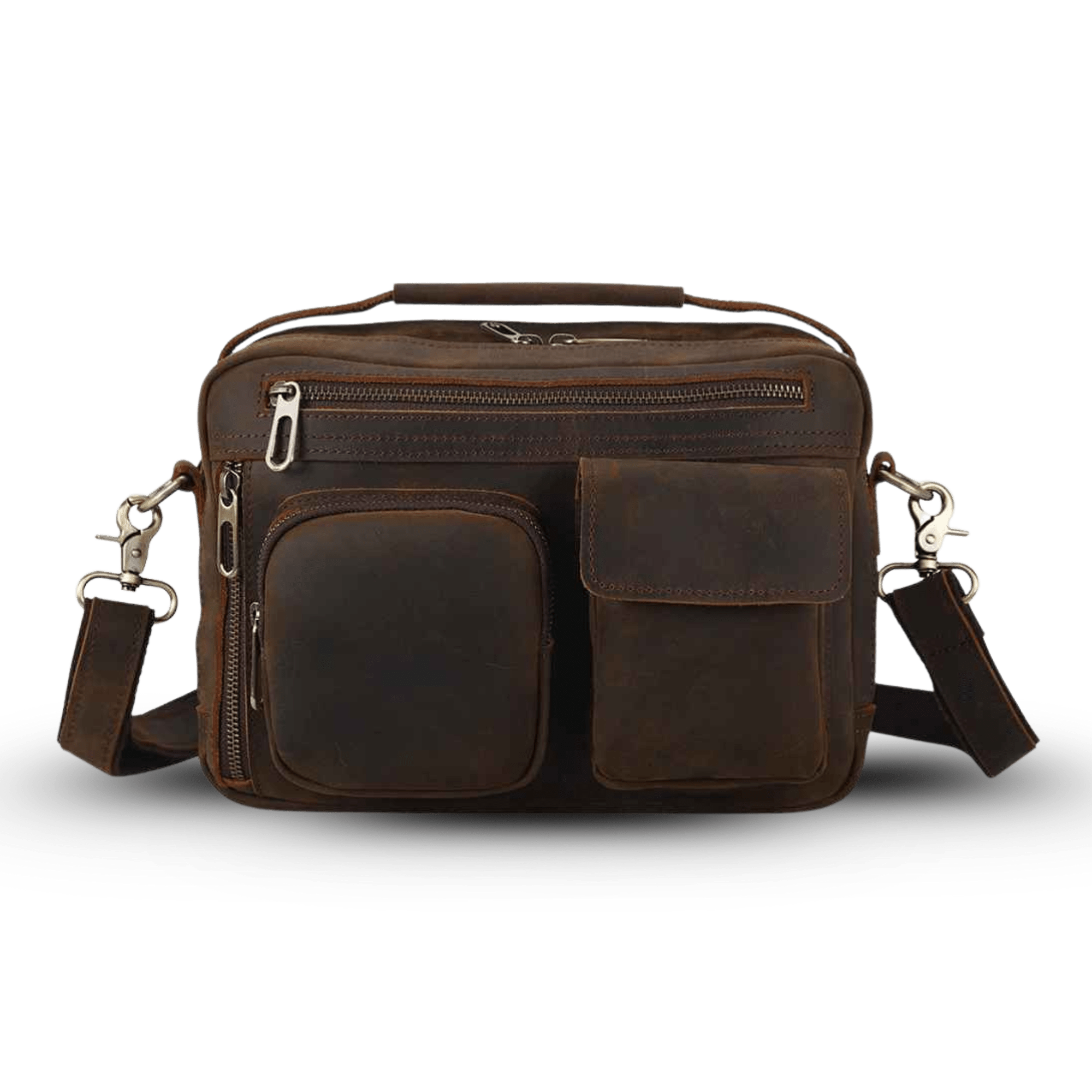 THE CLIMBER – COWHIDE LEATHER CROSSBODY BAG