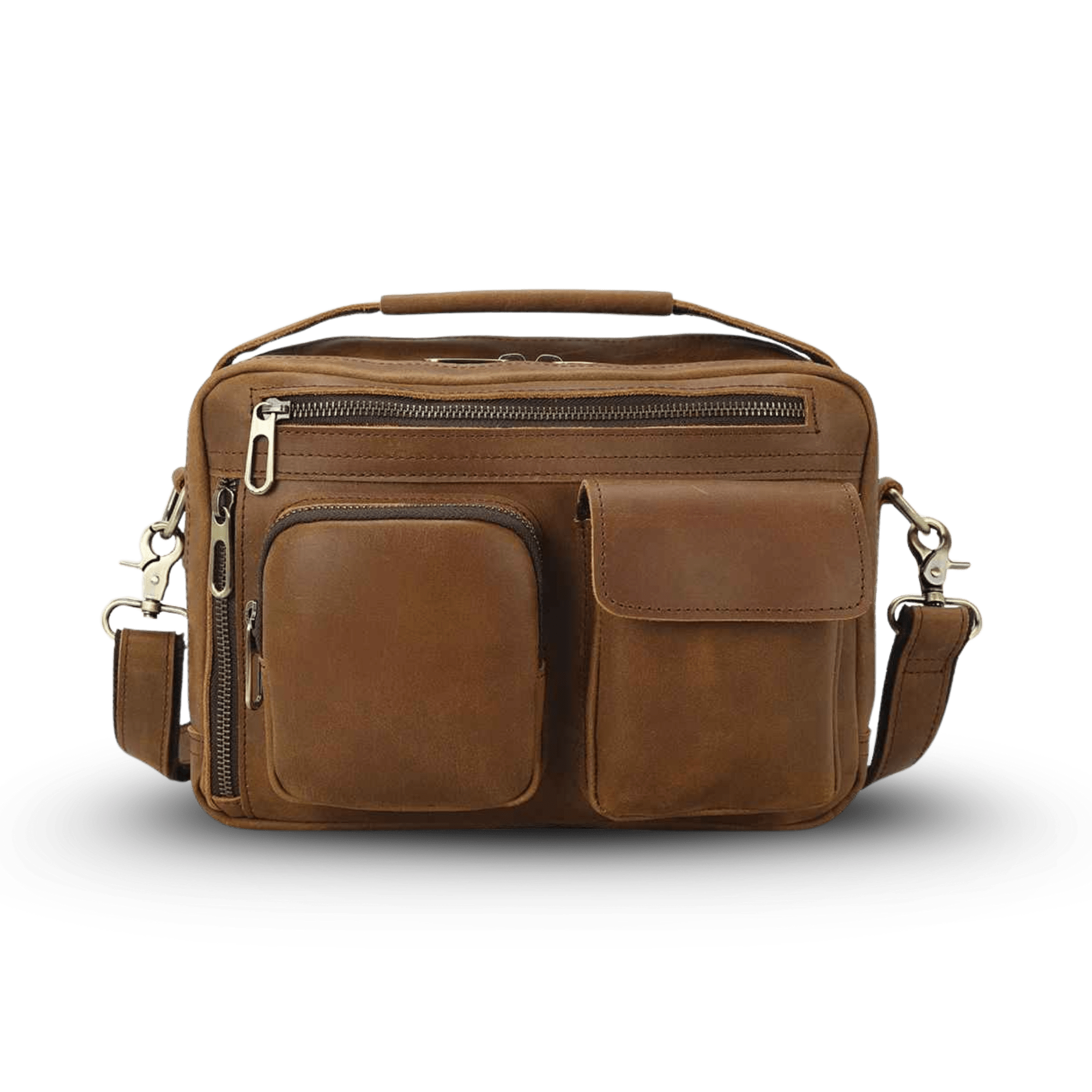 THE CLIMBER – COWHIDE LEATHER CROSSBODY BAG