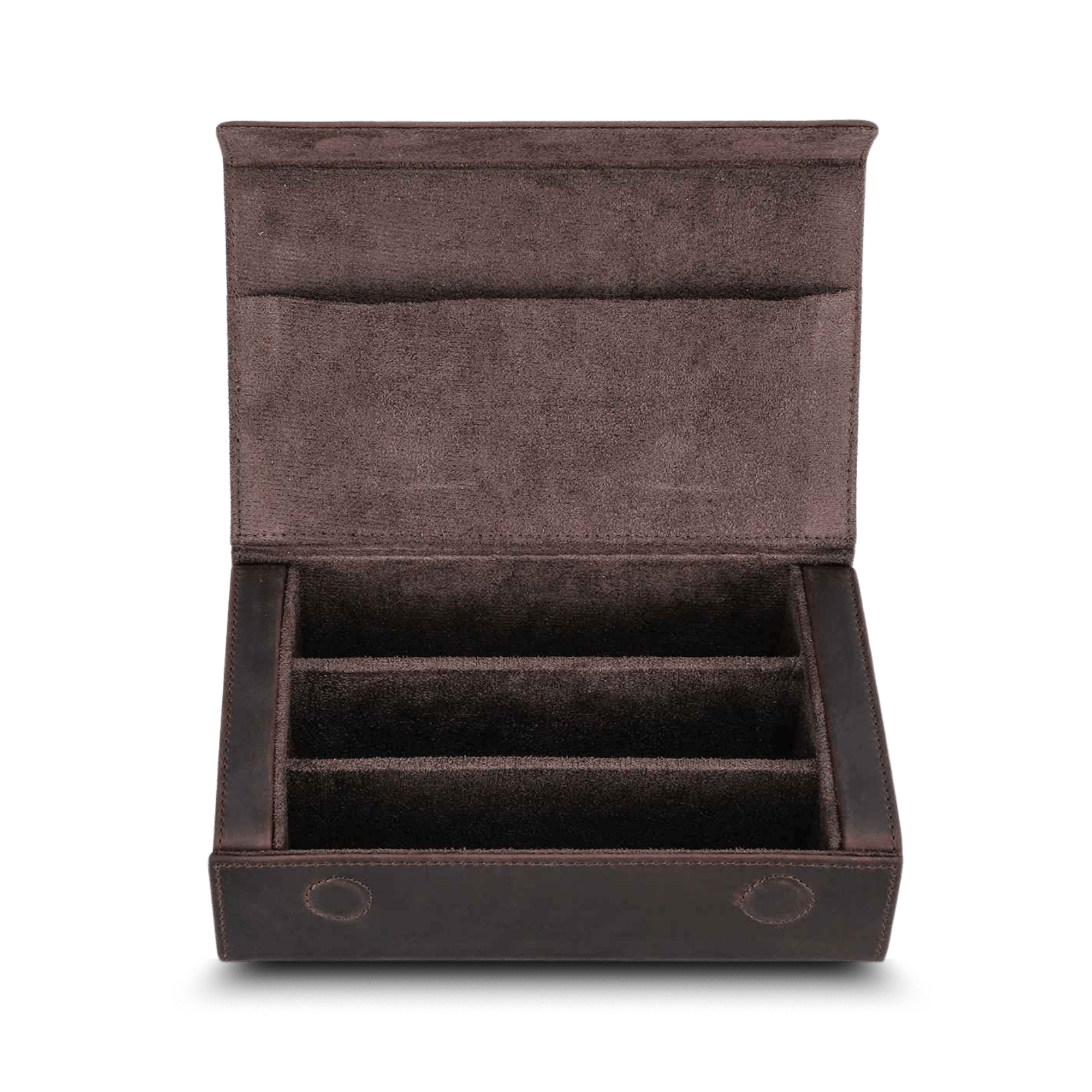 THE DUSTY ROAD – 3-SLOT FULL GRAIN LEATHER EYEWEAR ORGANISER