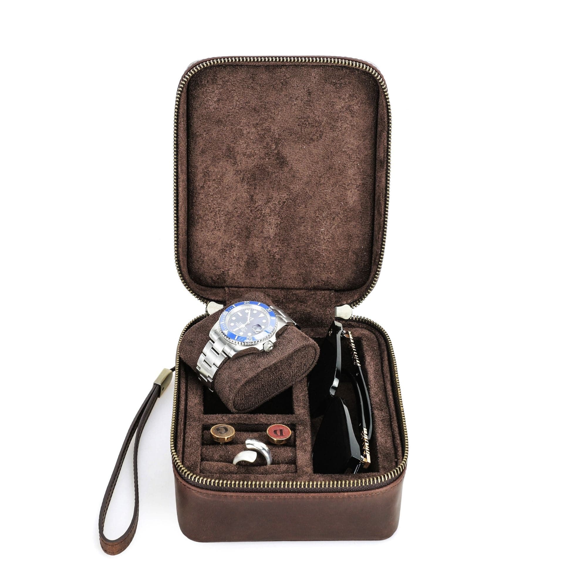 2 Watch & Sunglasses Organizer Case