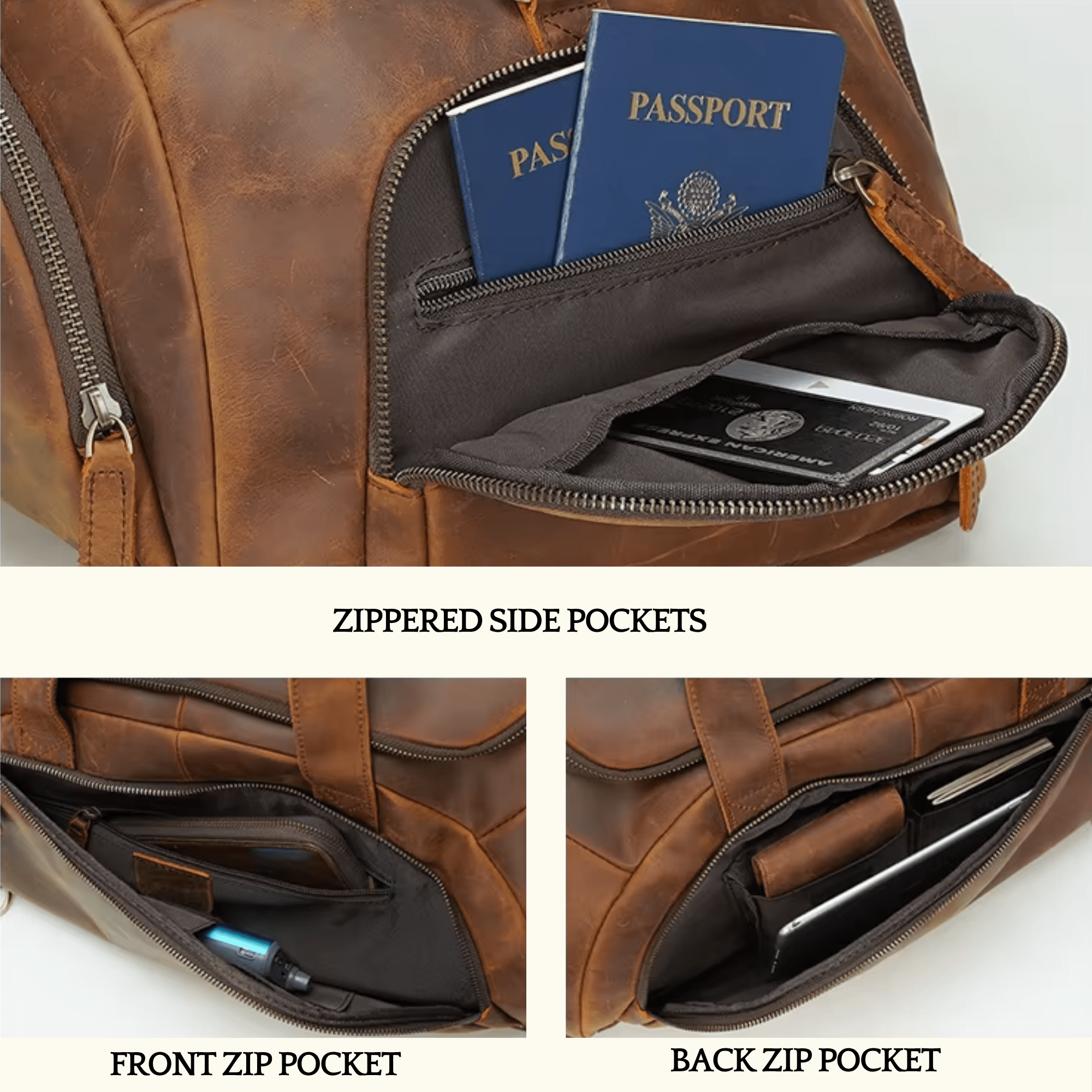 THE SCRIVENER - GENUINE LEATHER DUFFEL BUG