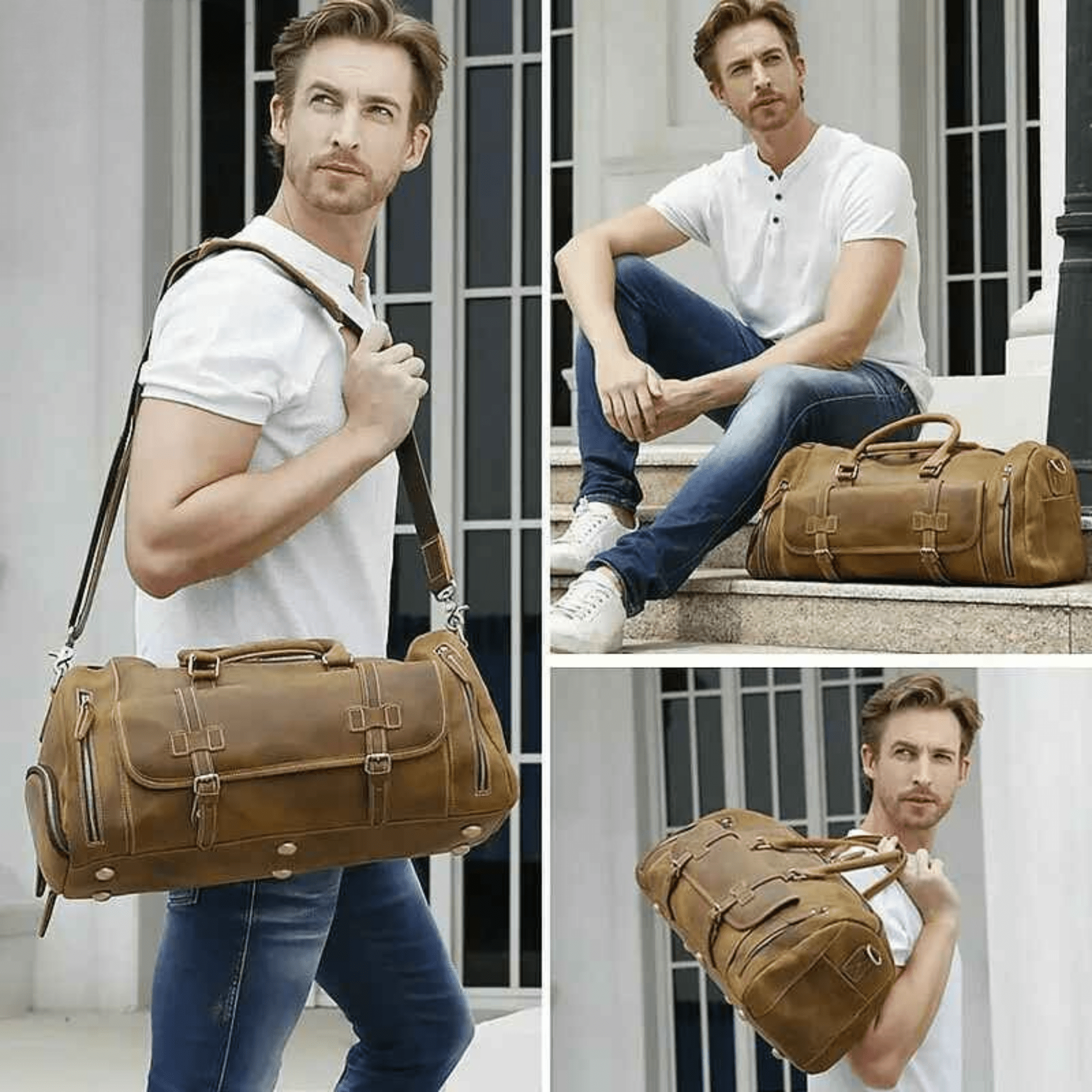THE FERNWOOD – FULL GRAIN LEATHER DUFFEL BAG