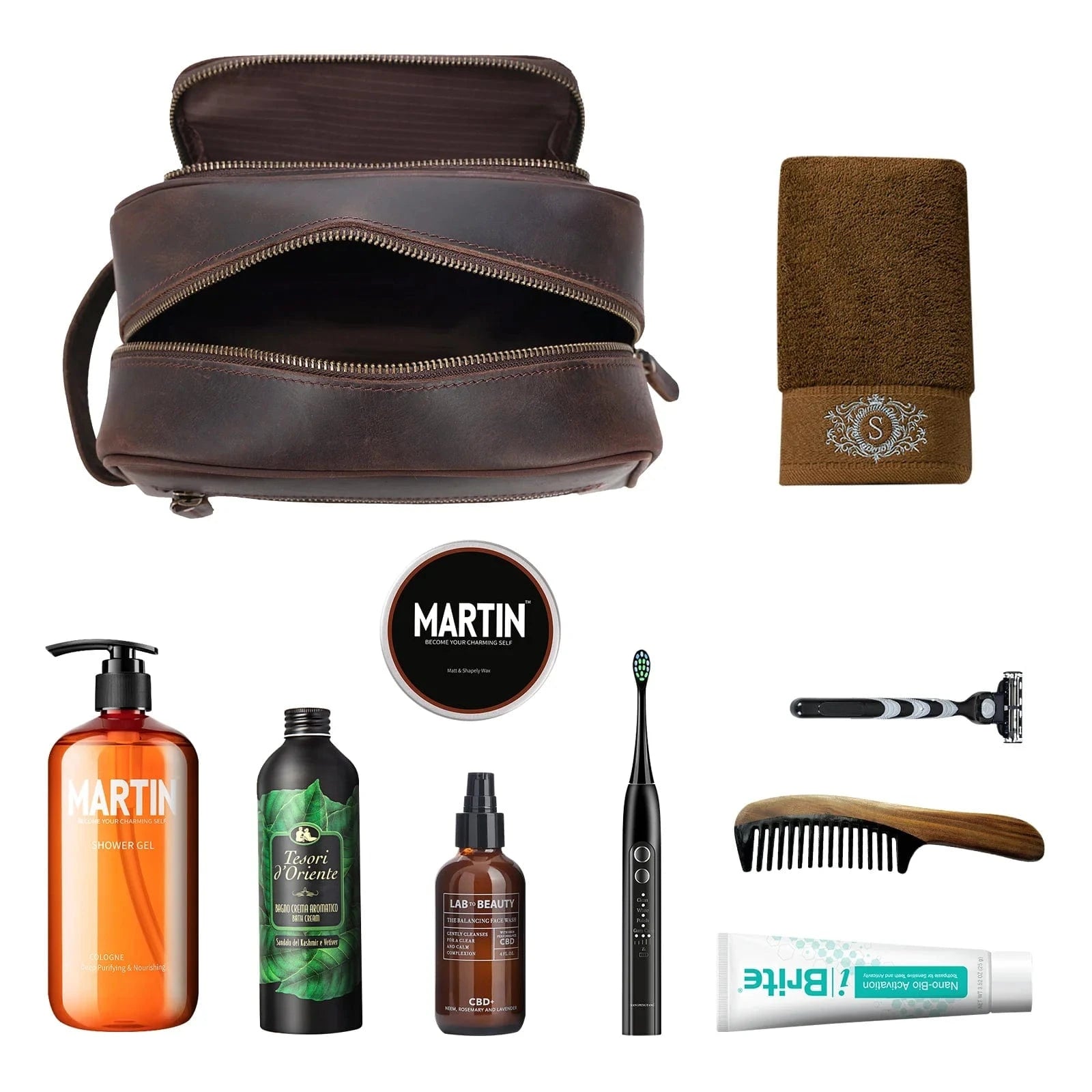 Leather Toiletry Bag – The Dopp