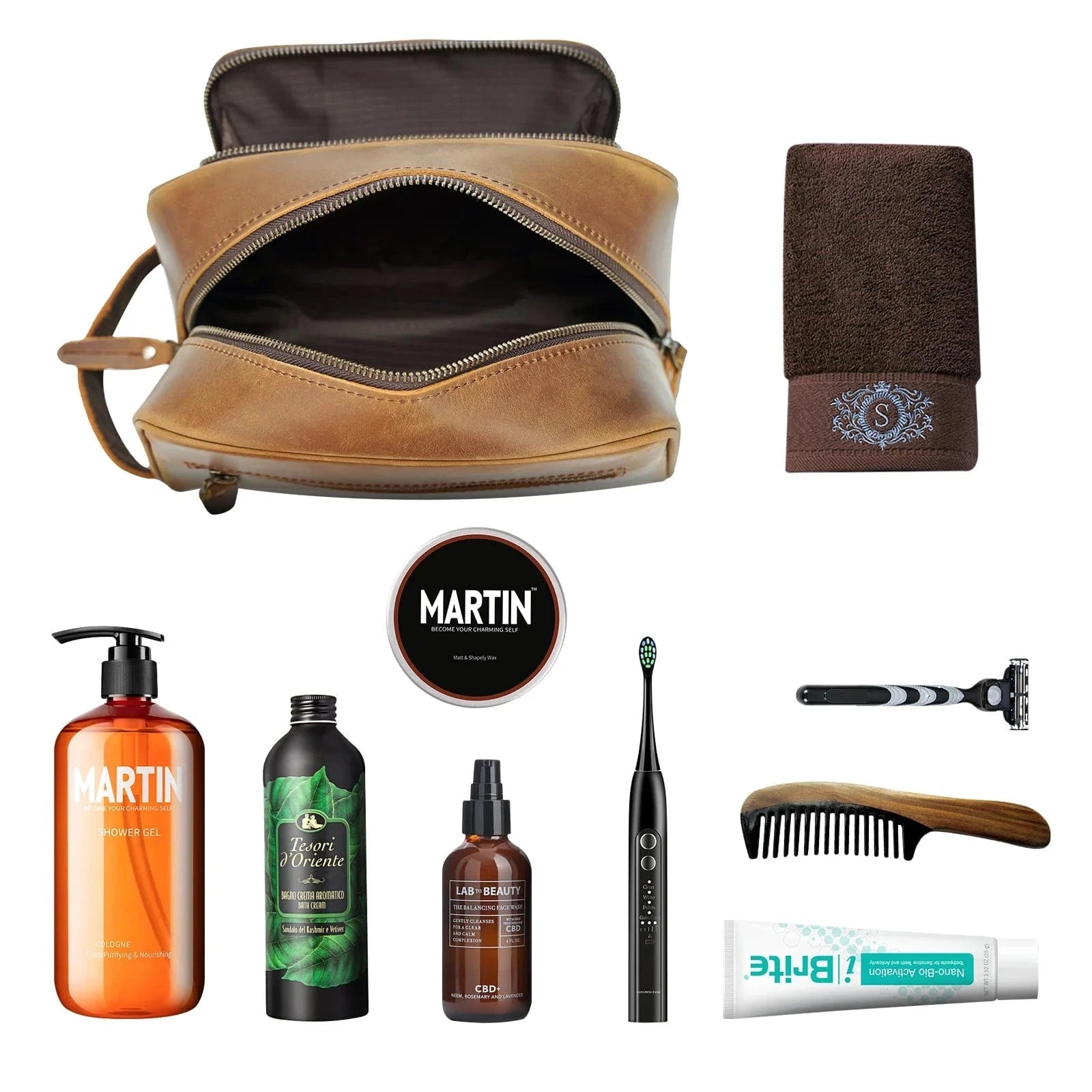 Leather Toiletry Bag – The Dopp
